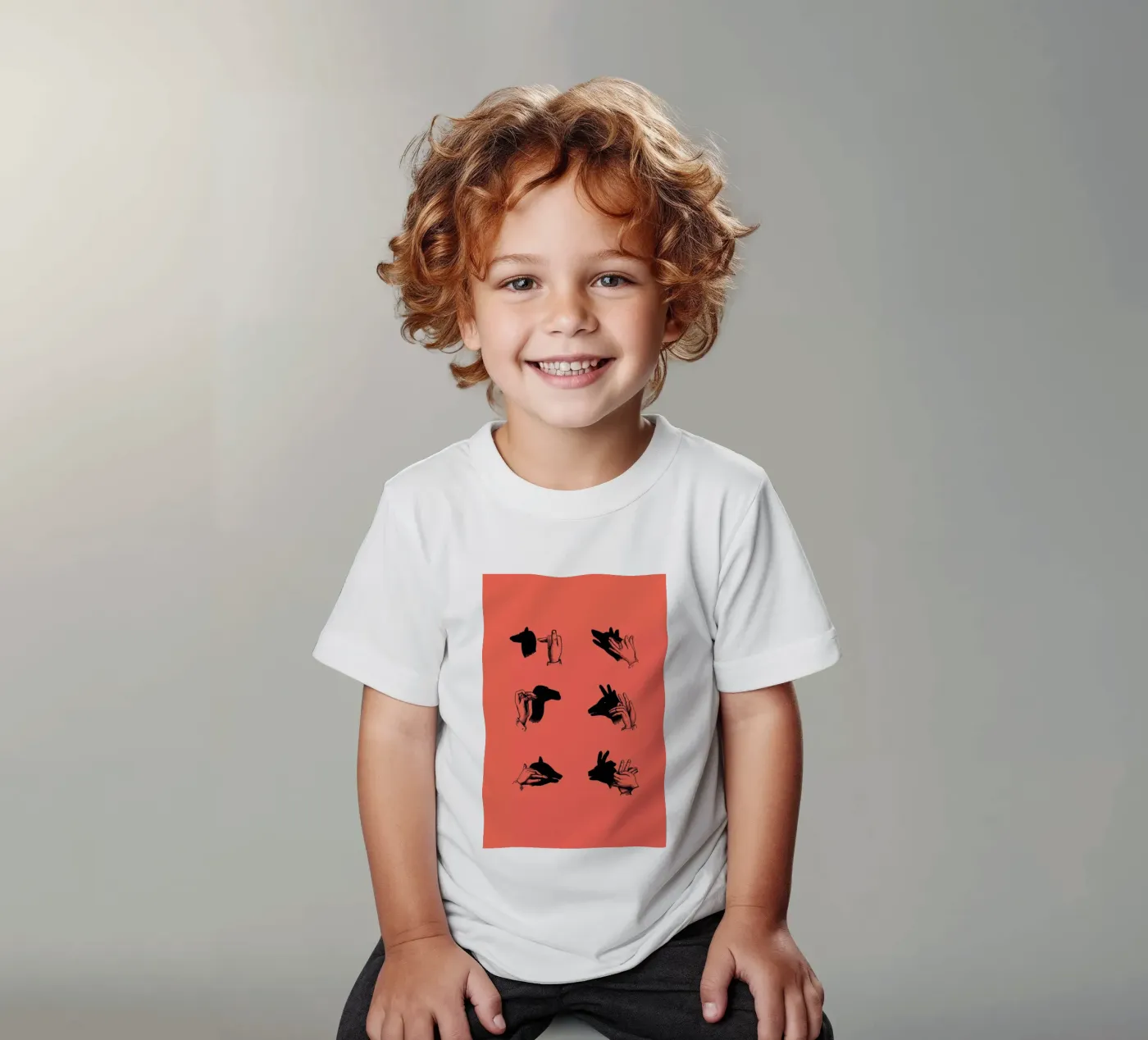 Hand shadows t-shirt bambini da LeDieg