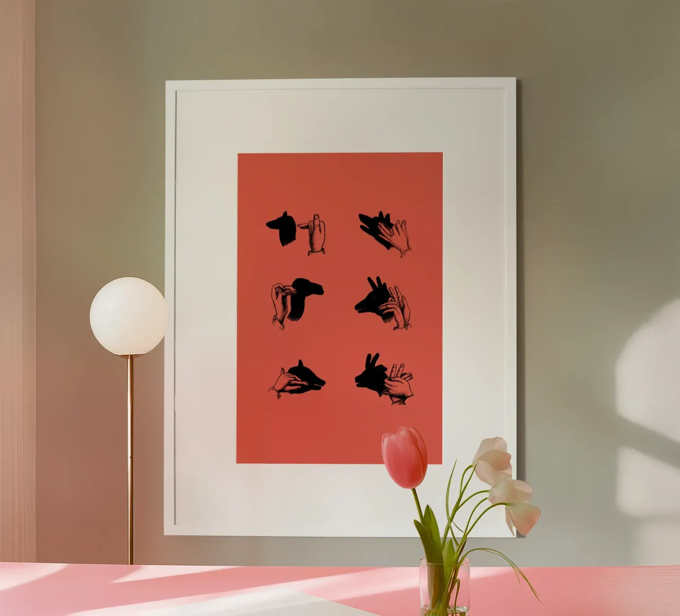 Hand shadows poster da LeDieg