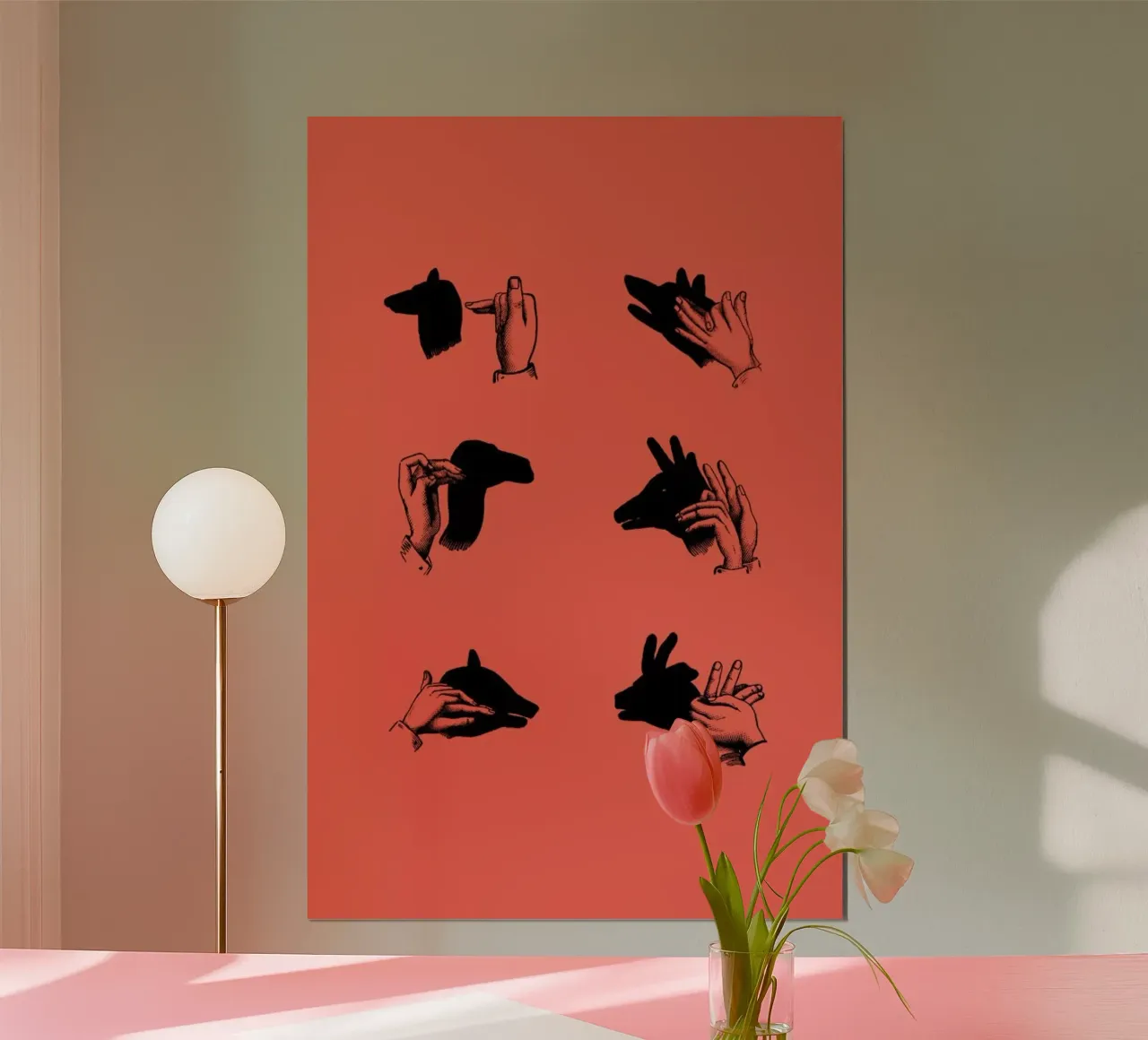 Hand shadows poster da LeDieg