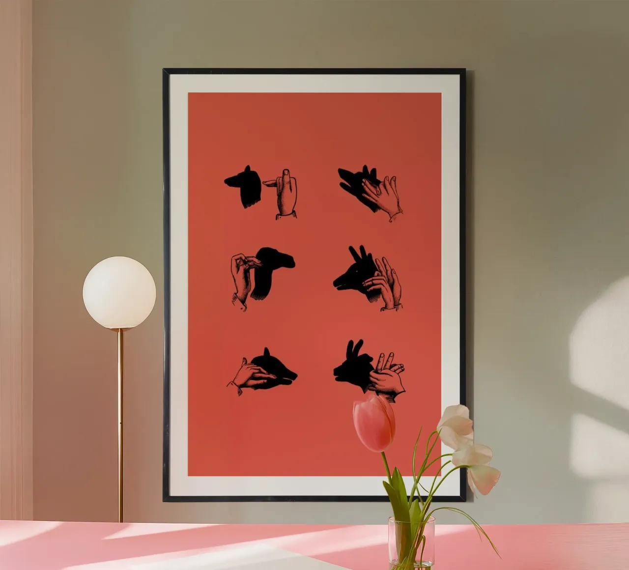 Hand shadows poster da LeDieg