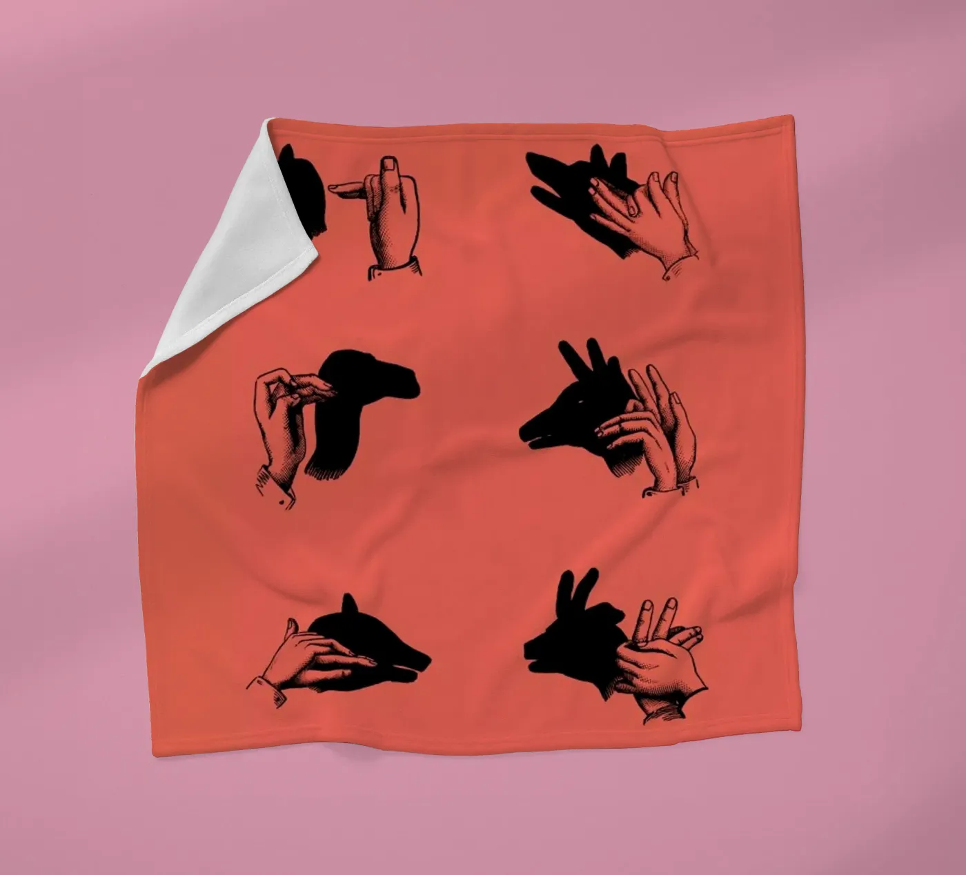 Hand shadows Fleecedecke von LeDieg