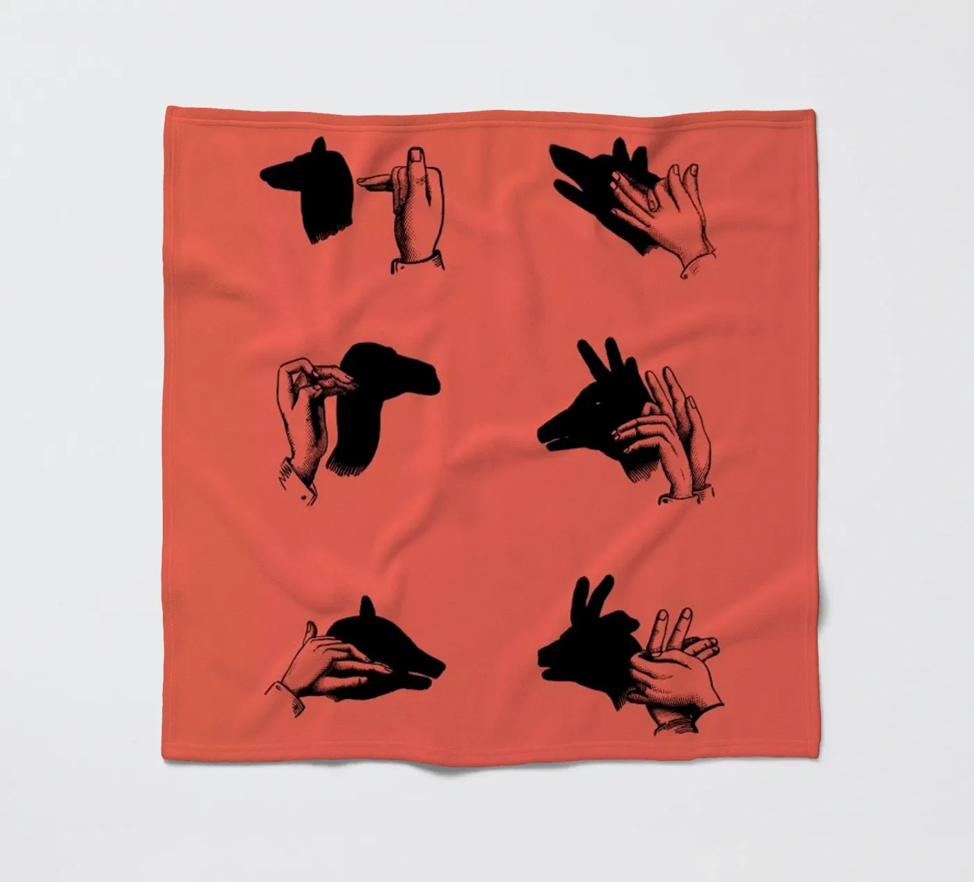 Hand shadows Fleecedecke von LeDieg