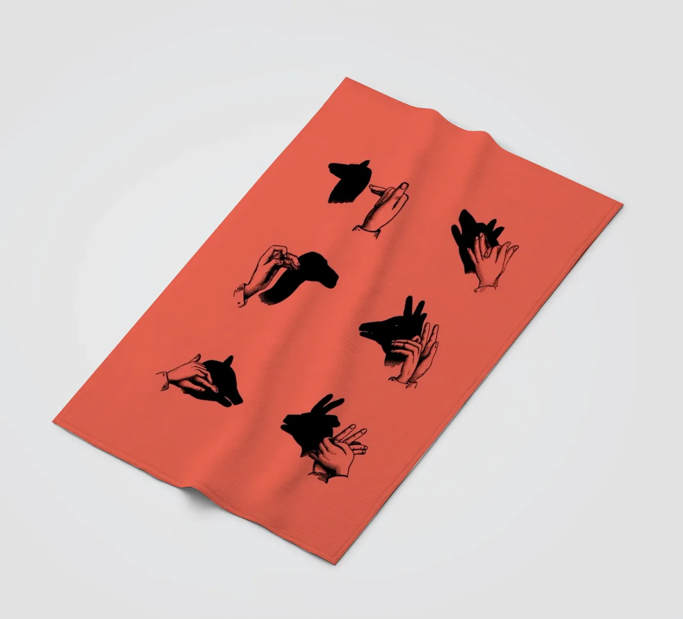 Hand shadows Fleecedecke von LeDieg