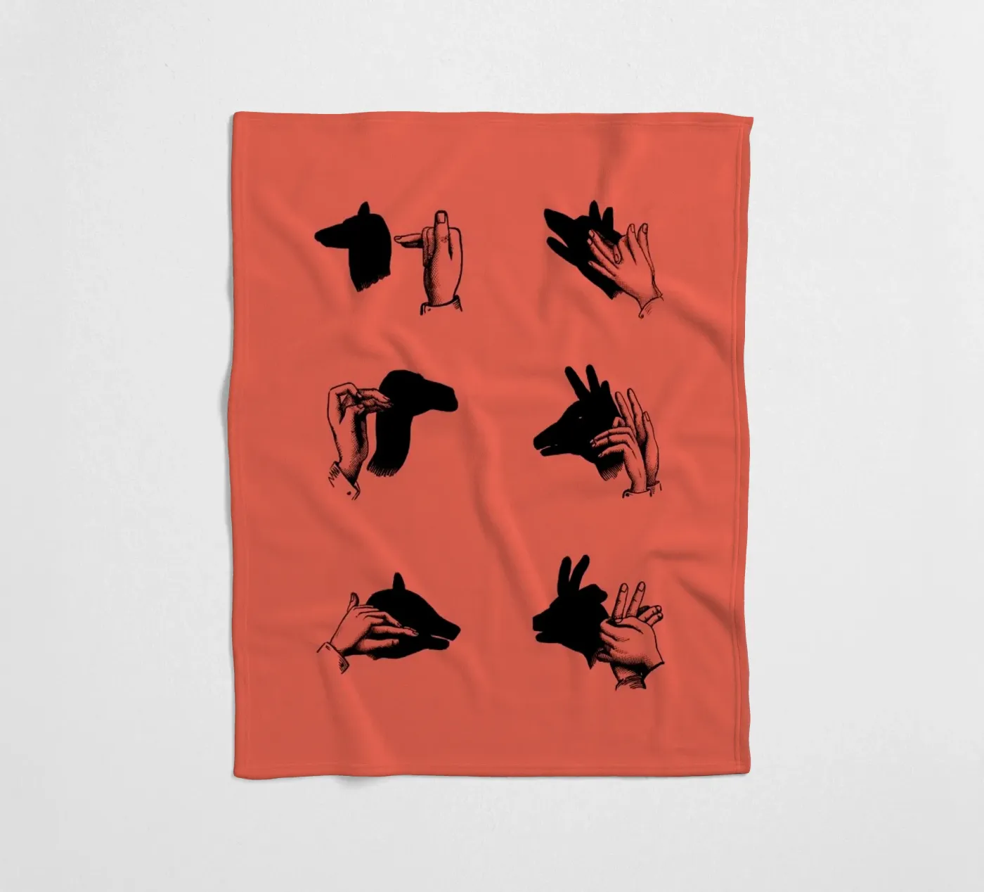 Hand shadows Fleecedecke von LeDieg