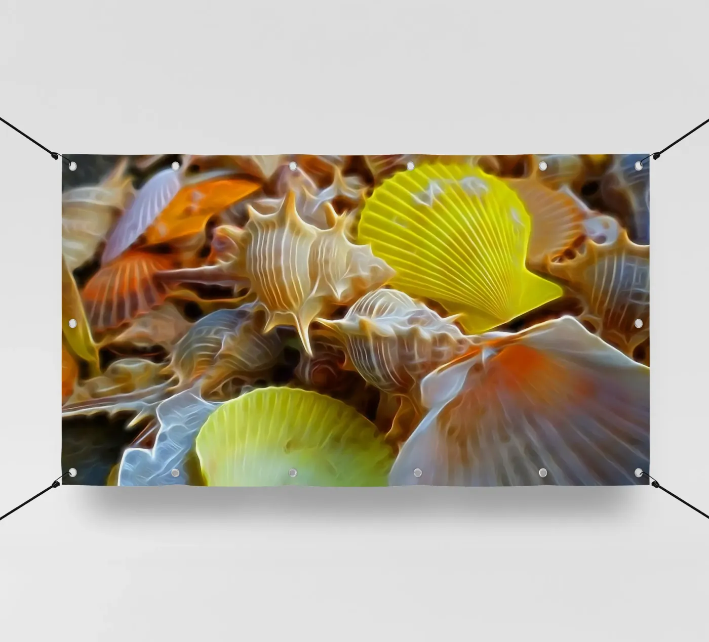 Shells bâche pvc de Massimo Frascogna