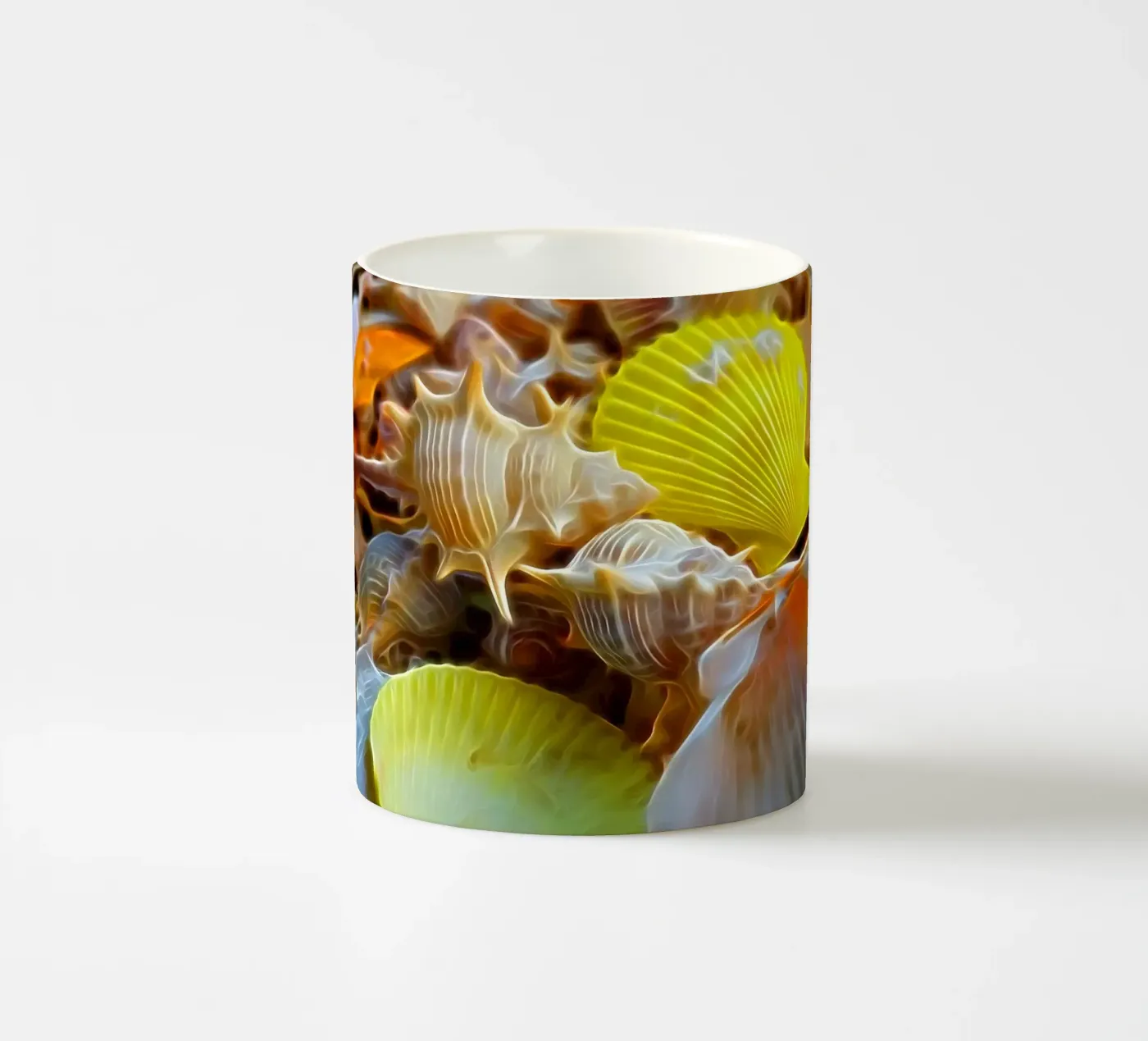 Shells Keramik Tasse von Massimo Frascogna