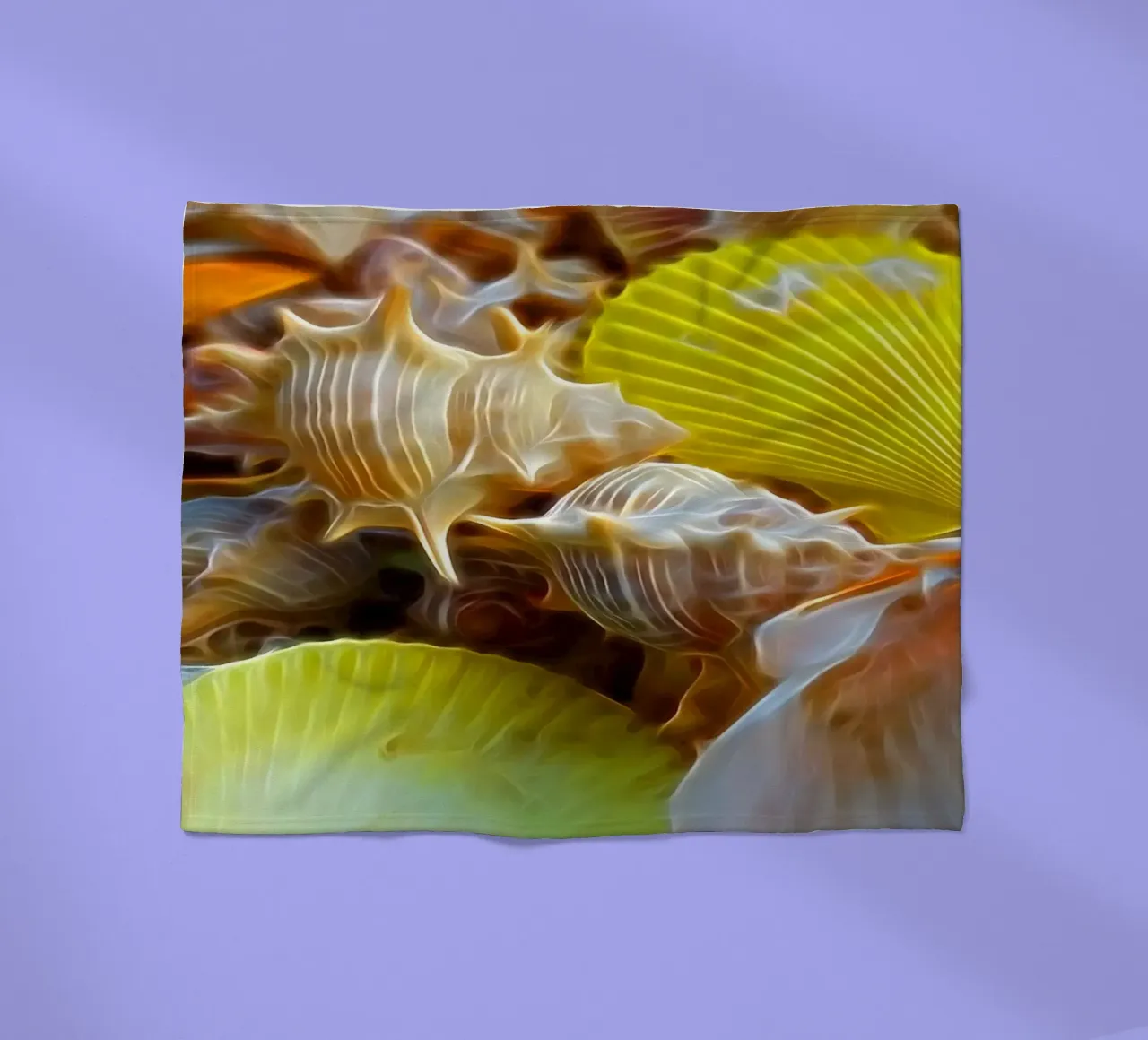 Shells fleecedeken van Massimo Frascogna