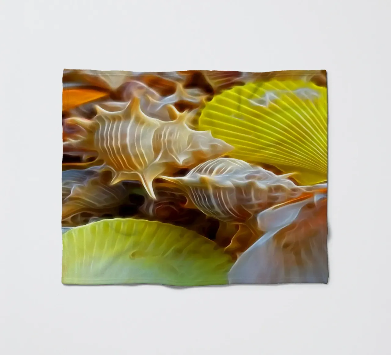 Shells fleecedeken van Massimo Frascogna