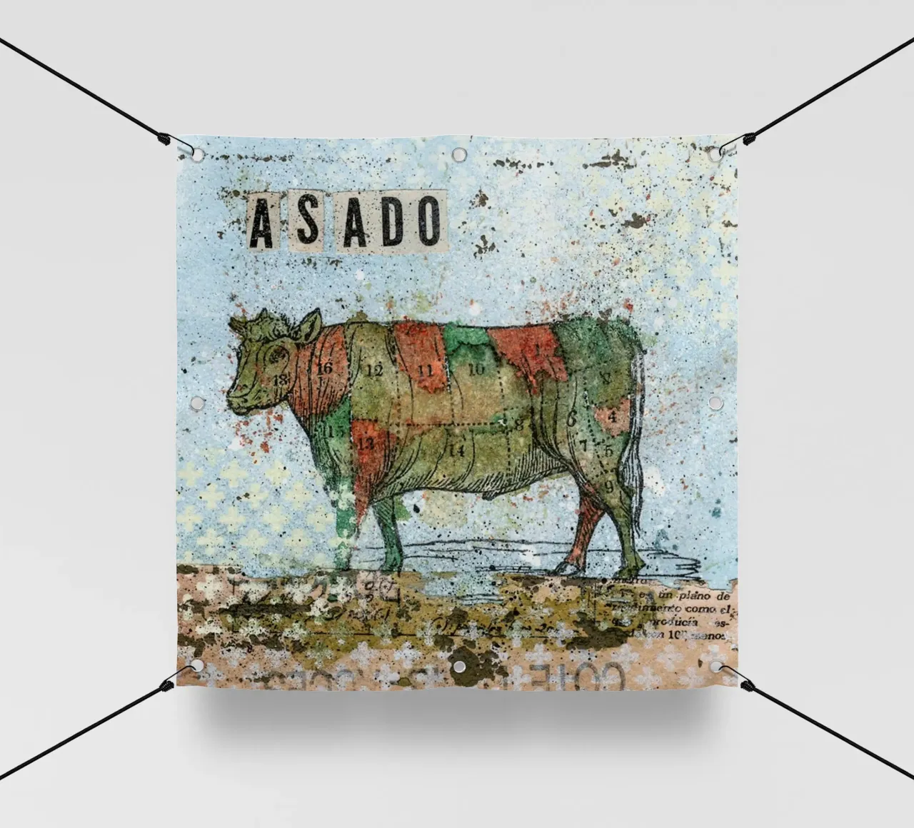 Asado telo in pvc da Tameo