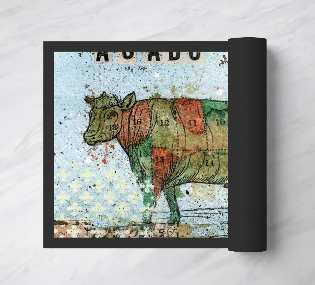 Asado doormat by Tameo