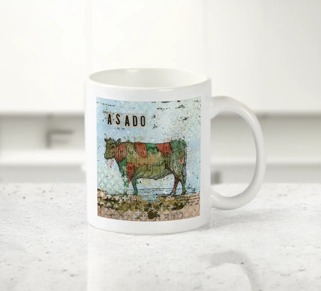Asado tazza in ceramica da Tameo