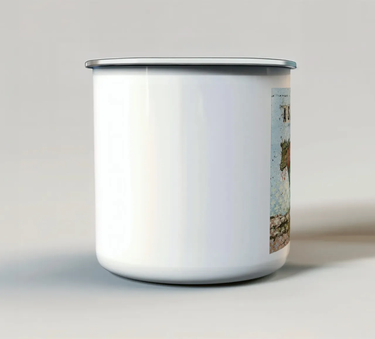 Asado tazza in smalto da Tameo