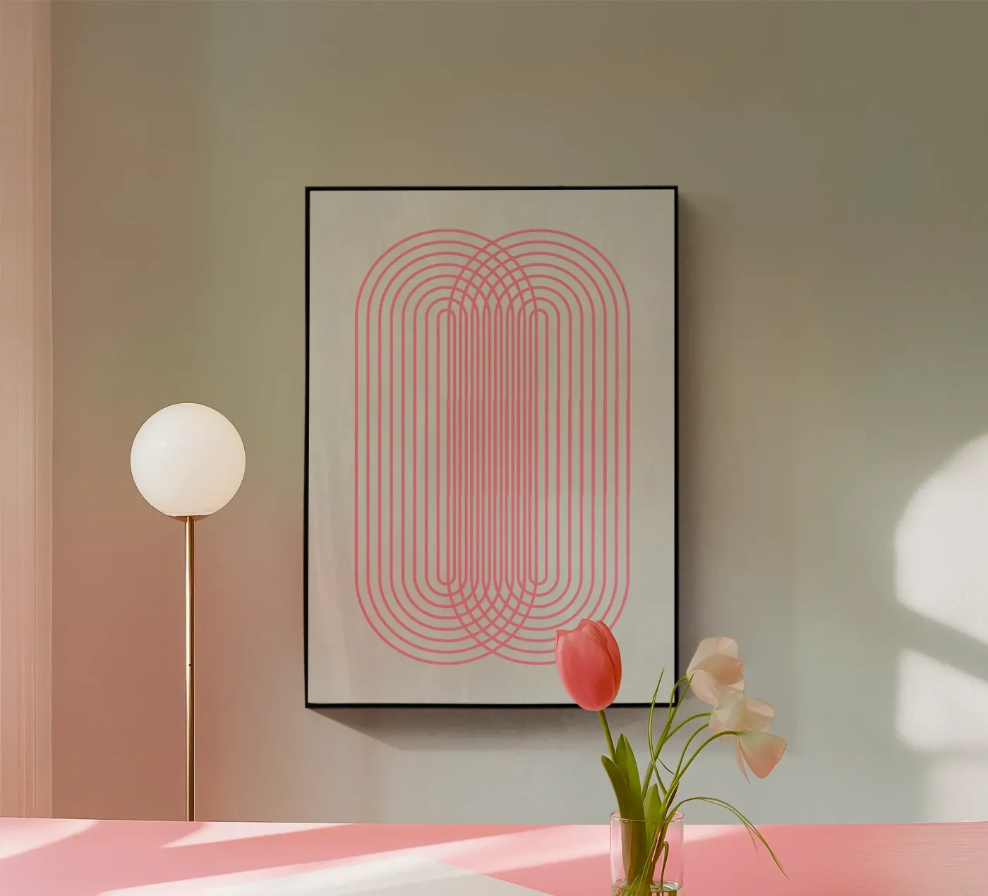 Connect acrylic glass by Rose Beck Art
