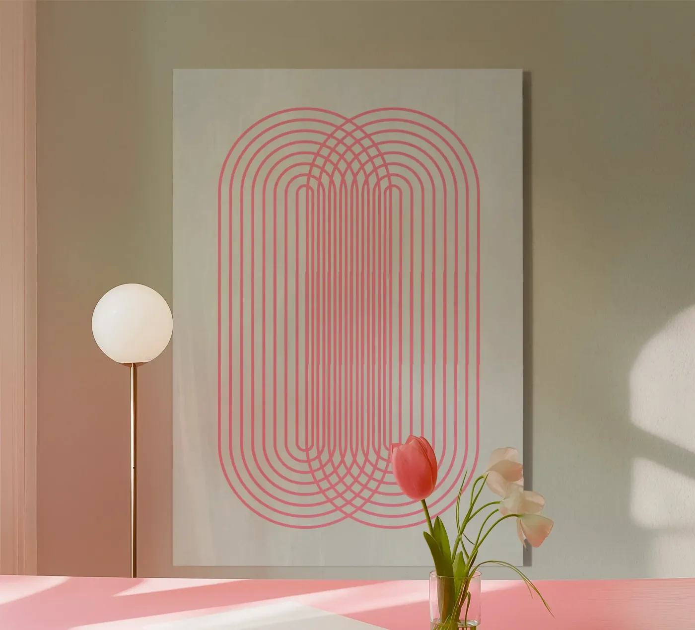 Connect acrylic glass by Rose Beck Art