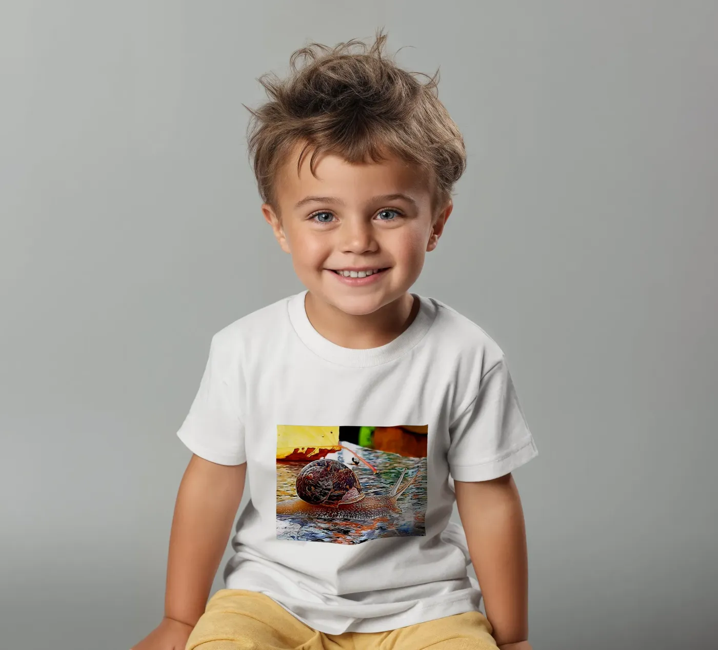 Lumaca t-shirt bambini da Massimo Frascogna