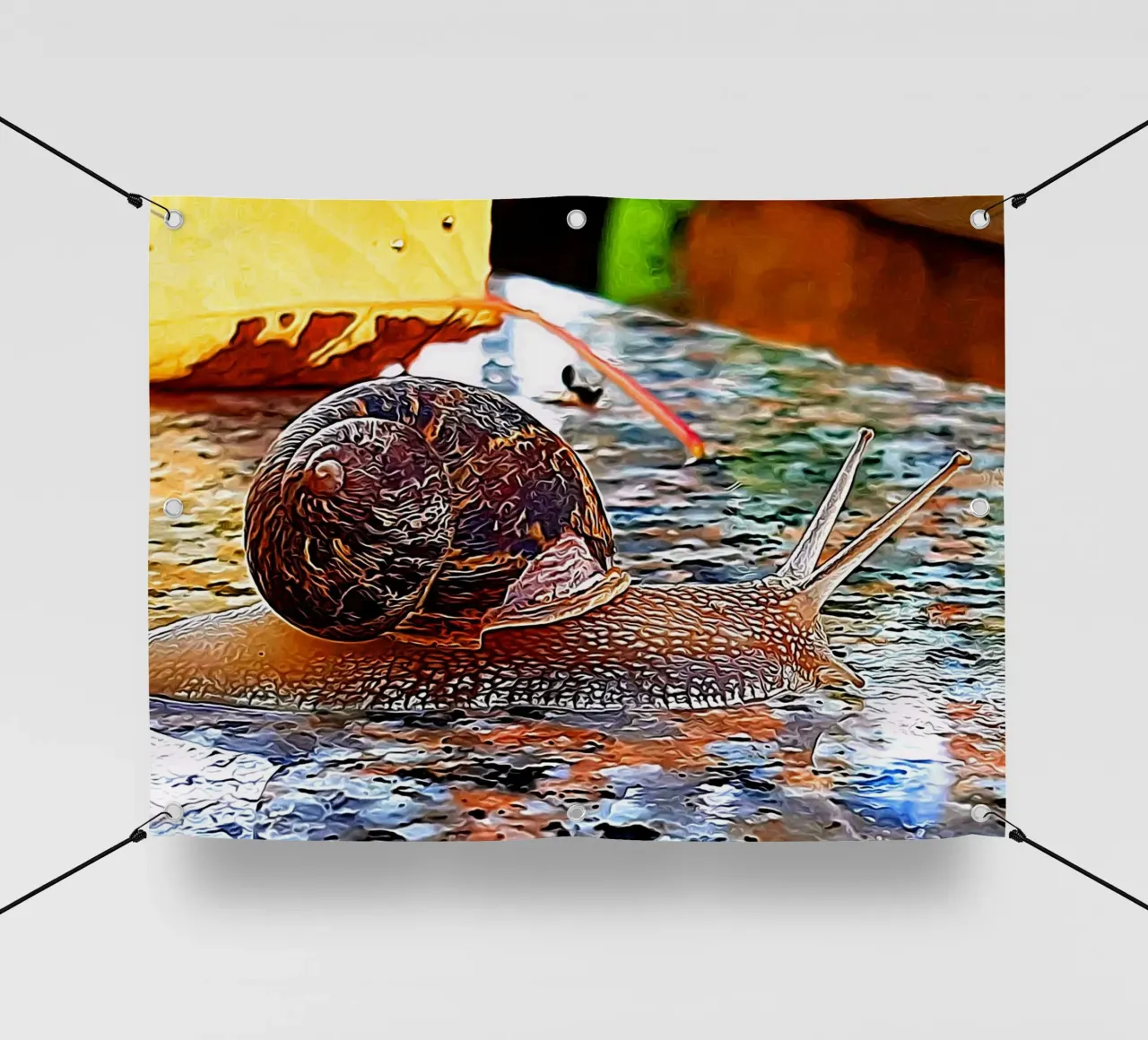 Lumaca telo in pvc da Massimo Frascogna