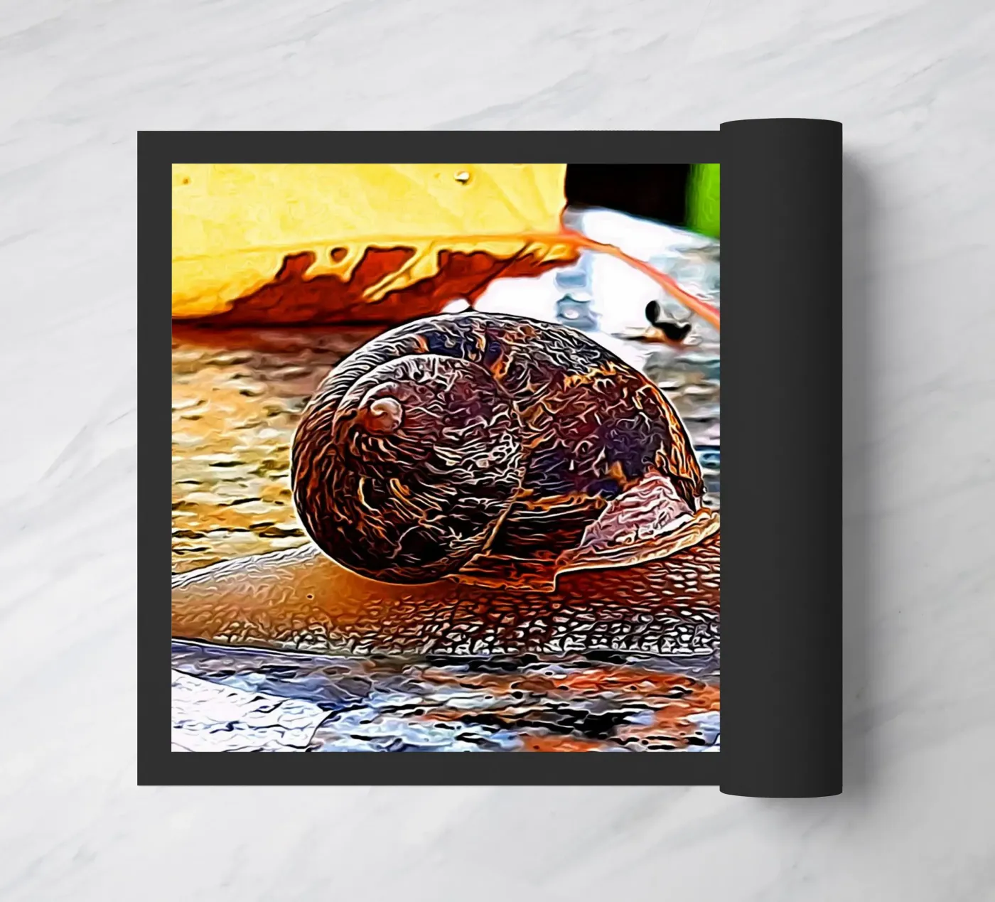 Snail Fußmatte von Massimo Frascogna