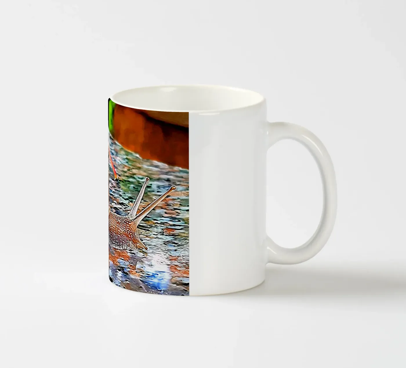 Snail ceramic mug by Massimo Frascogna