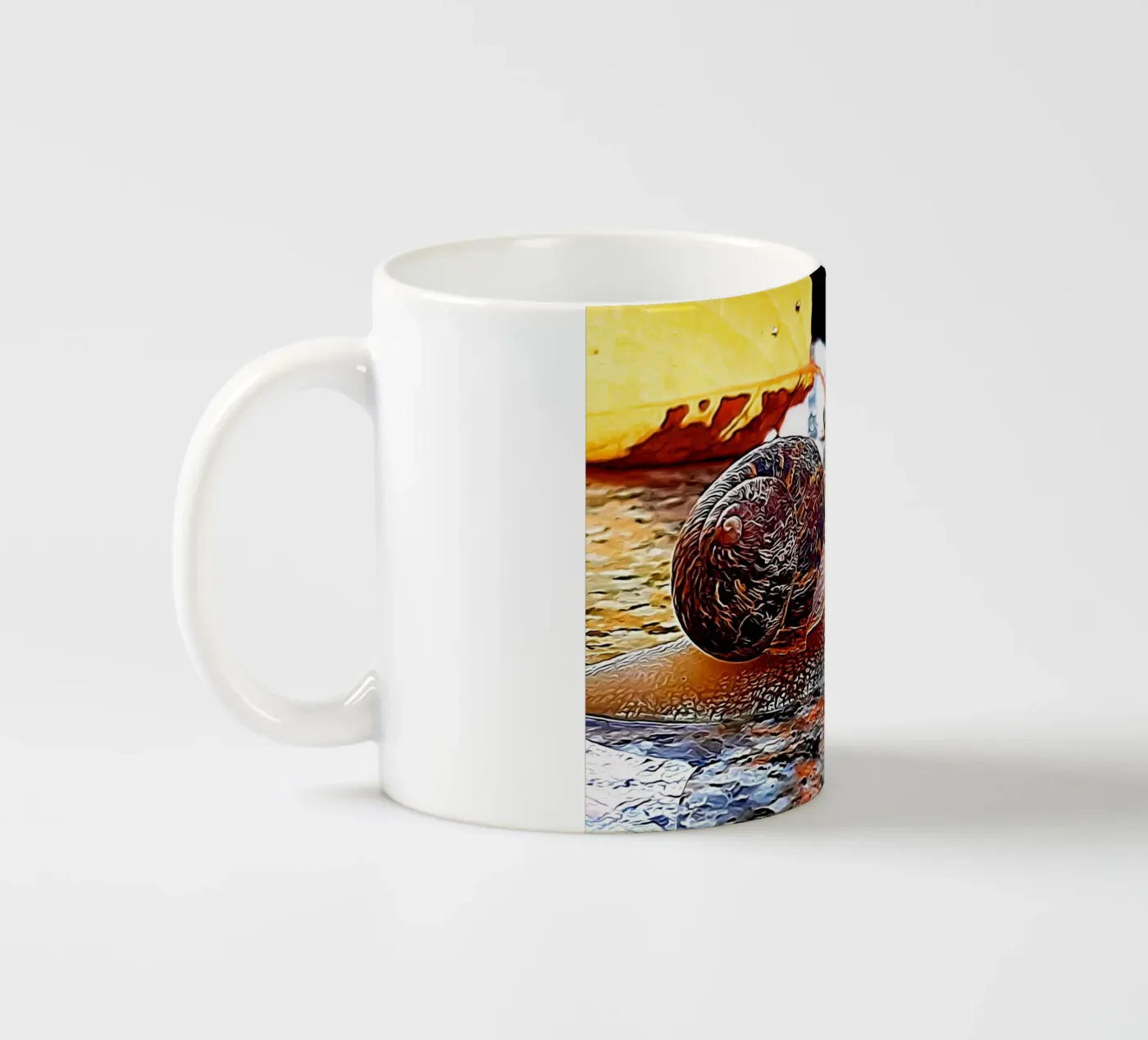 Snail ceramic mug by Massimo Frascogna