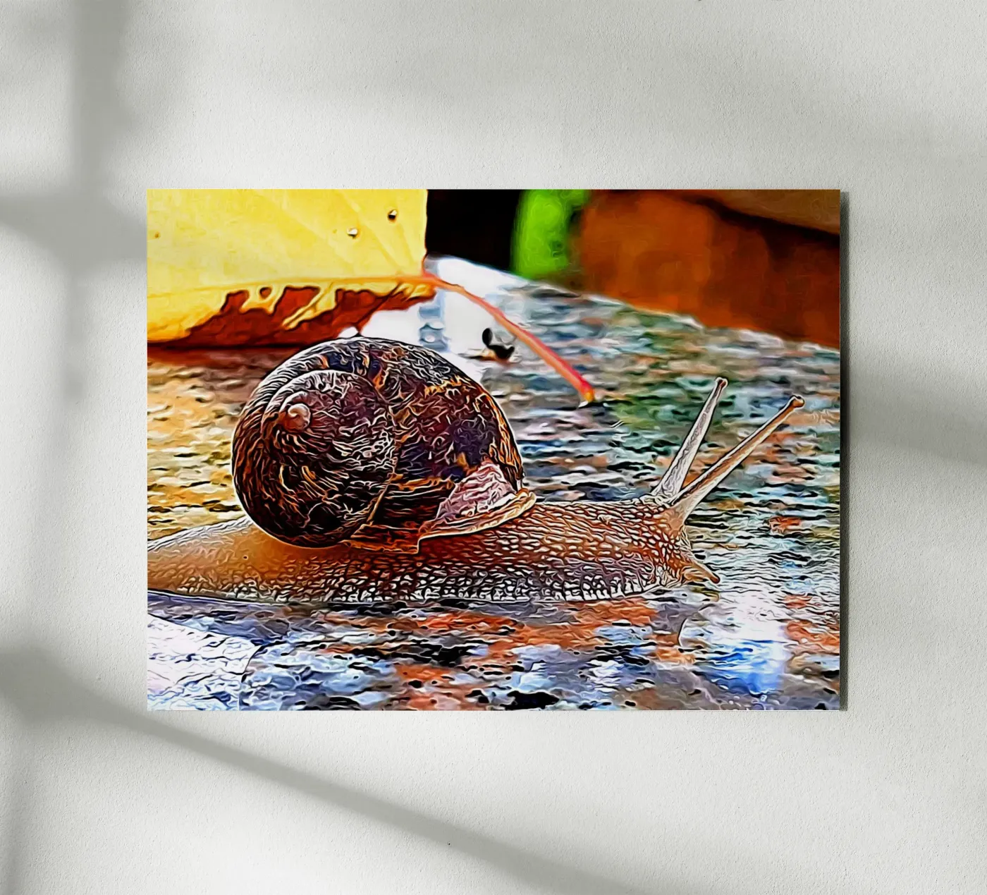 Lumaca alluminio dibond da Massimo Frascogna