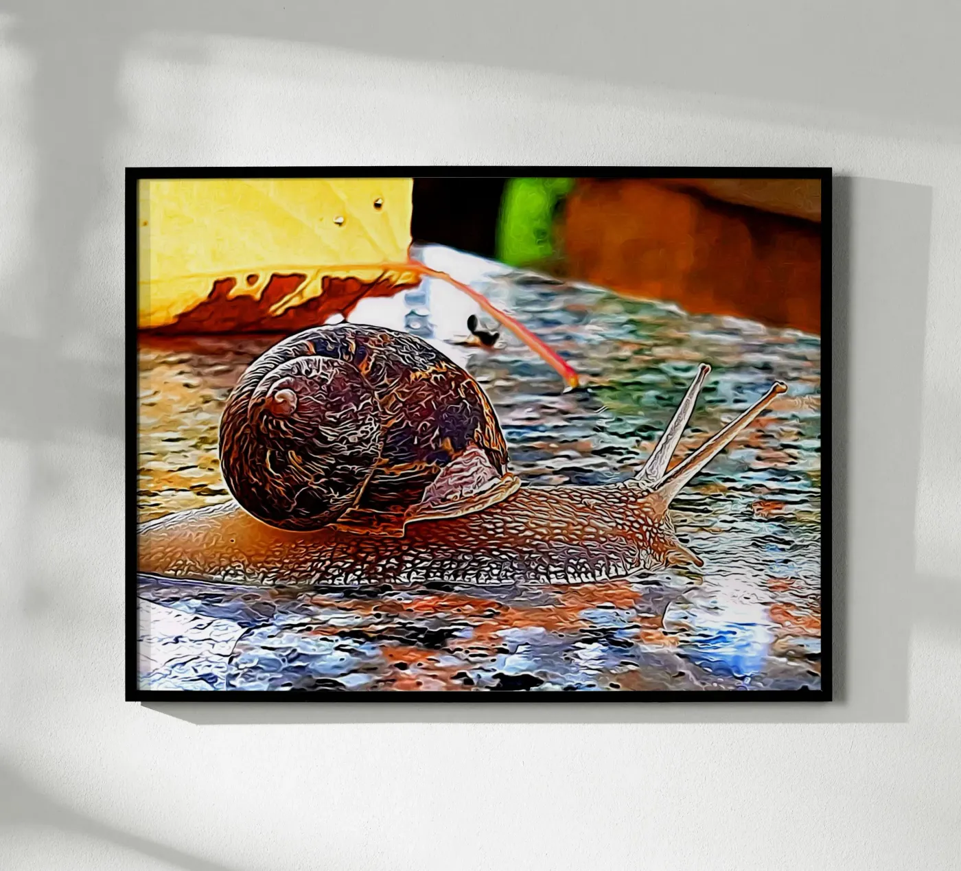 Snail poster by Massimo Frascogna