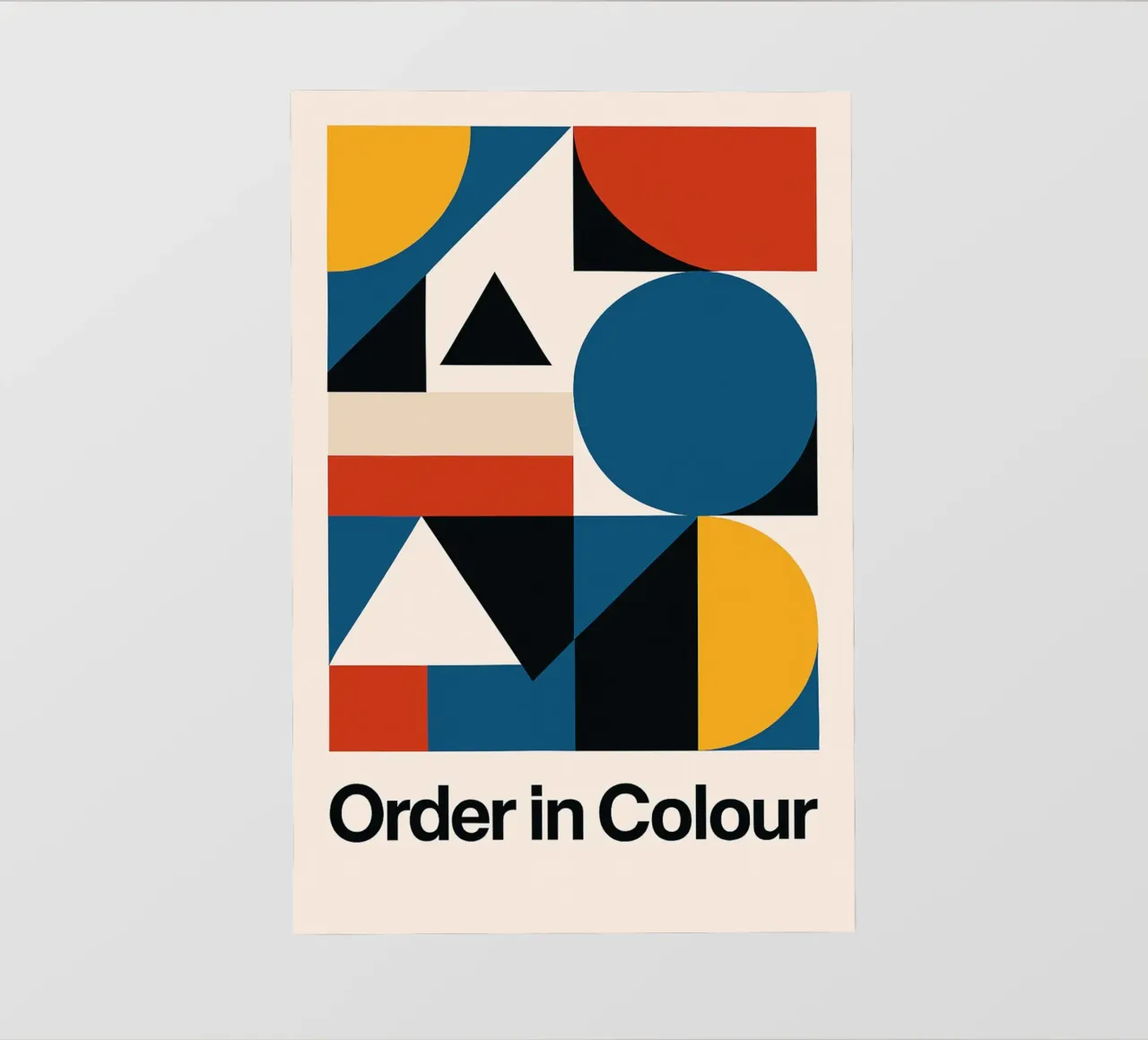 Order in Colour - Bauhausstil pellicola backlit da Studio M