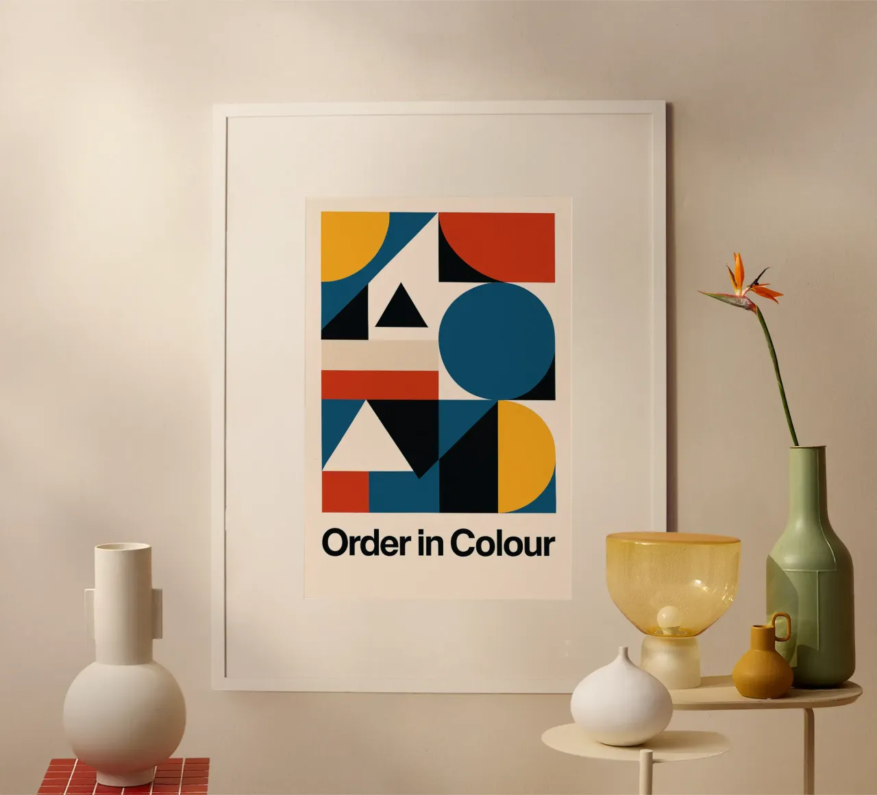 Order in Colour - Bauhausstil carta hahnemühle da Studio M