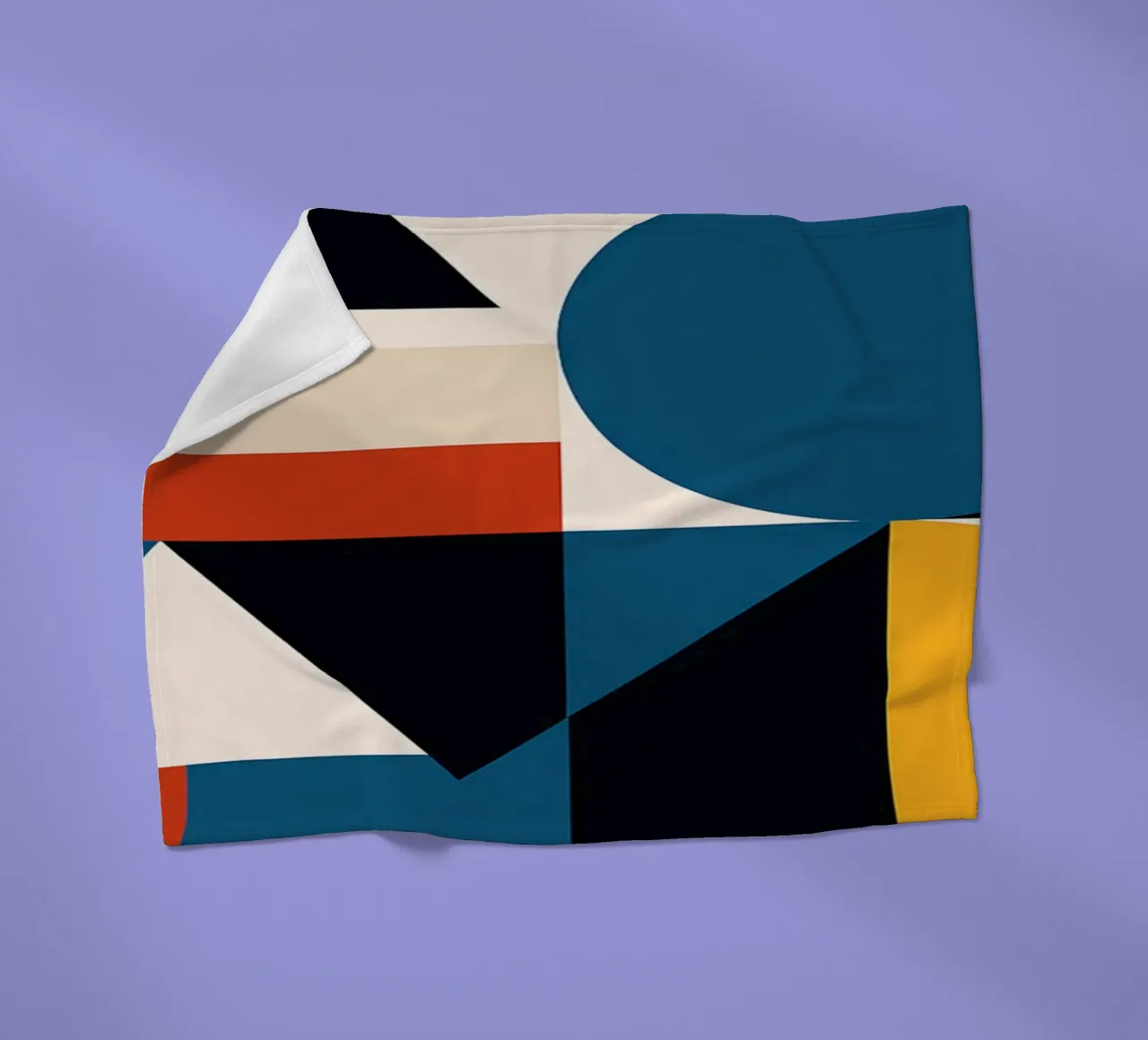 Order in Colour - Bauhausstil coperta in pile da Studio M