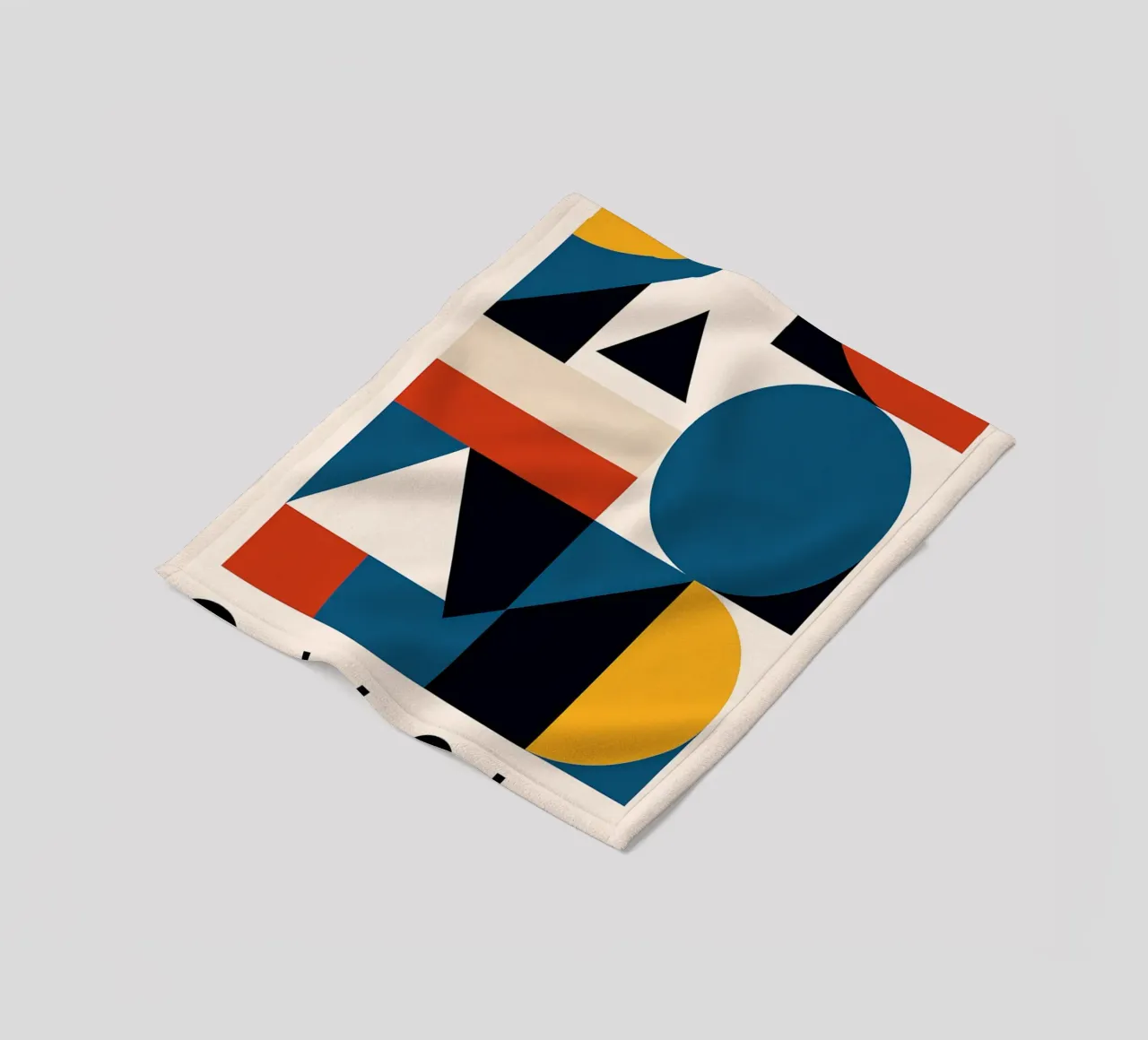 Order in Colour - Bauhausstil coperta in pile da Studio M