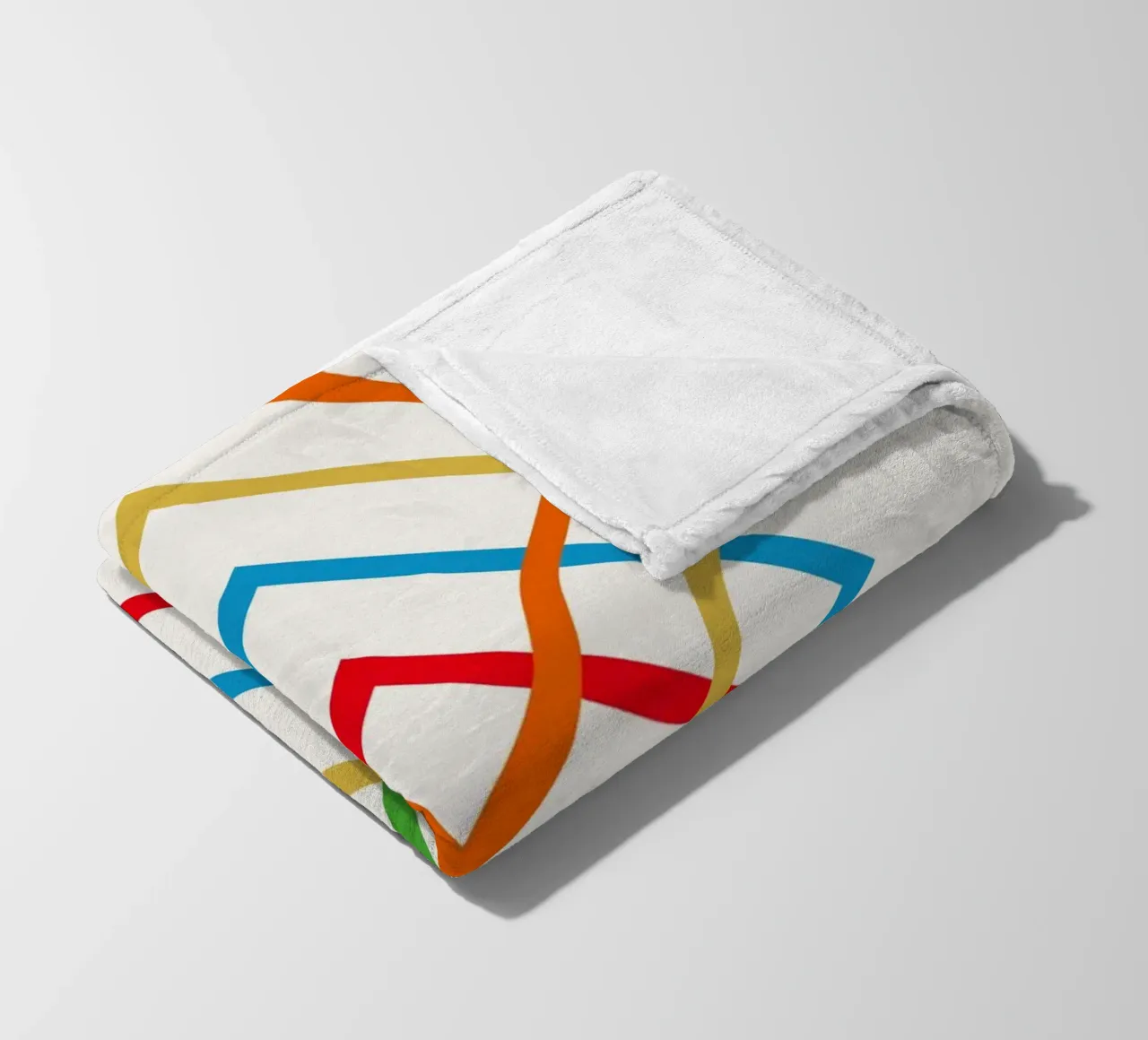 Interlink fleecedeken van Rose Beck Art