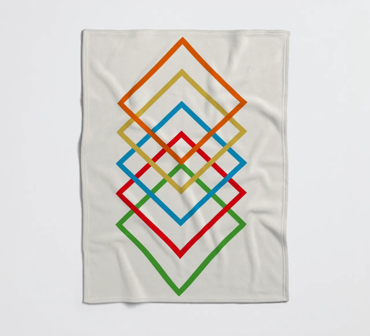 Interlink fleecedeken van Rose Beck Art