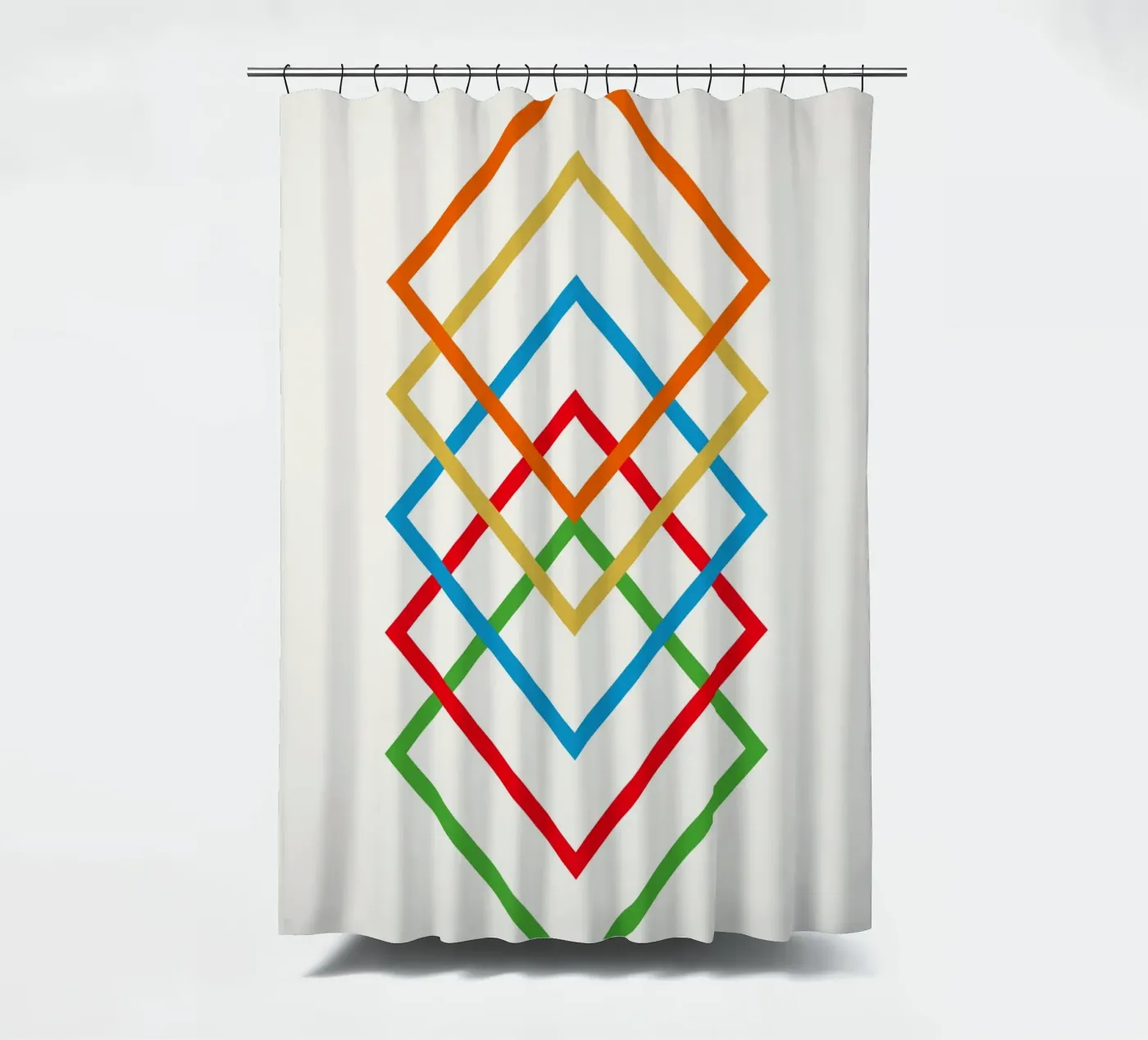 Interlink Duschvorhang von Rose Beck Art