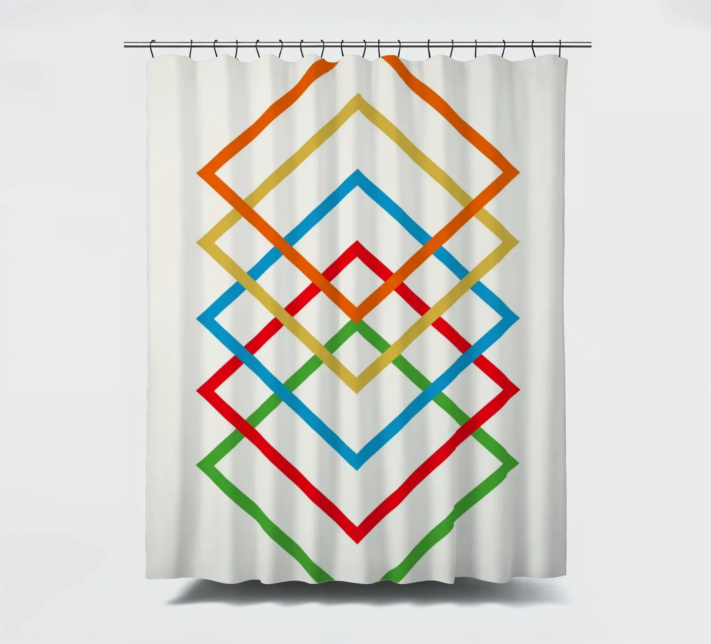 Interlink Duschvorhang von Rose Beck Art