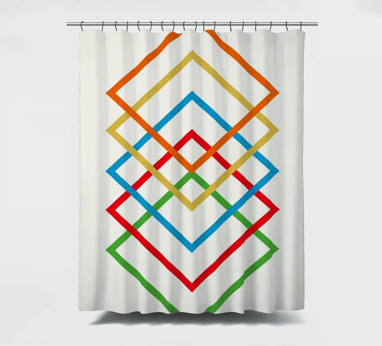 Interlink Duschvorhang von Rose Beck Art