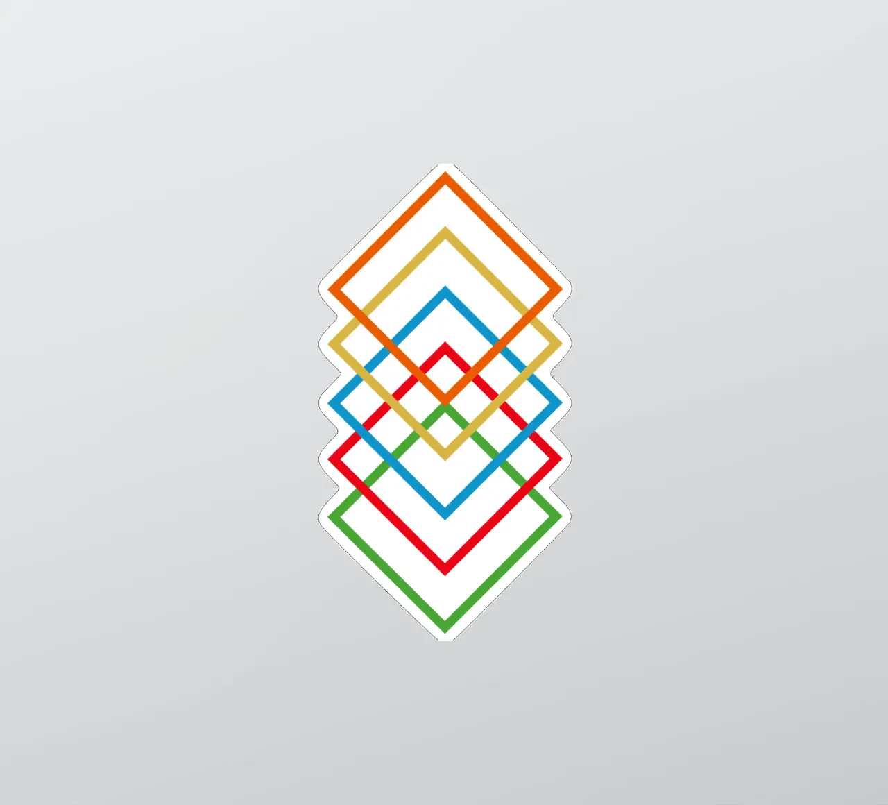 Interlink sticker by Rose Beck Art