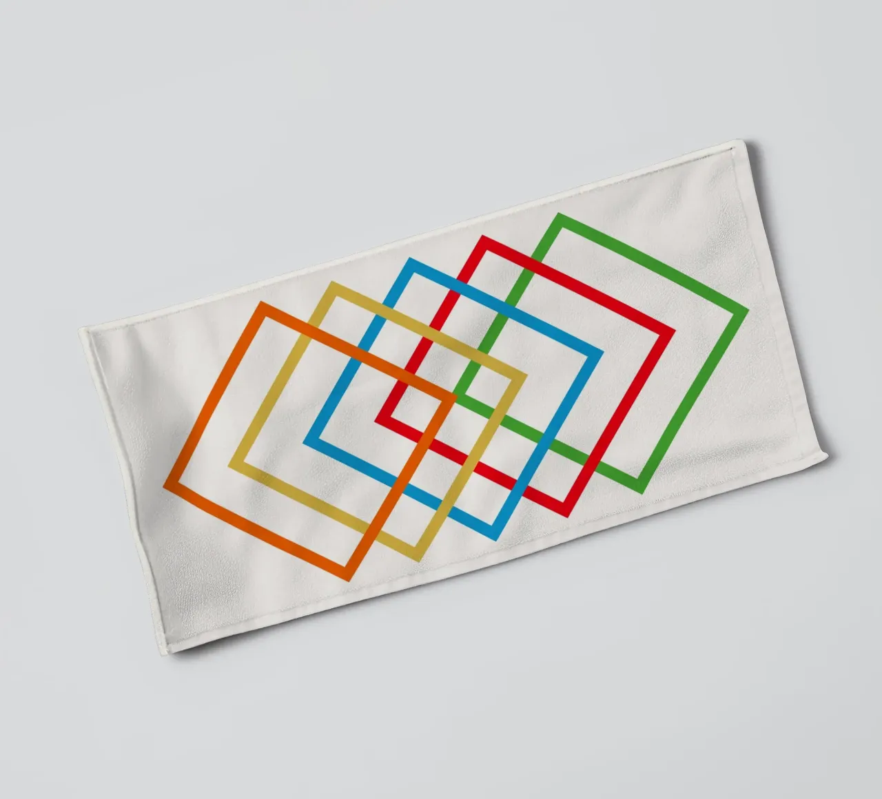 Interlink towel by Rose Beck Art