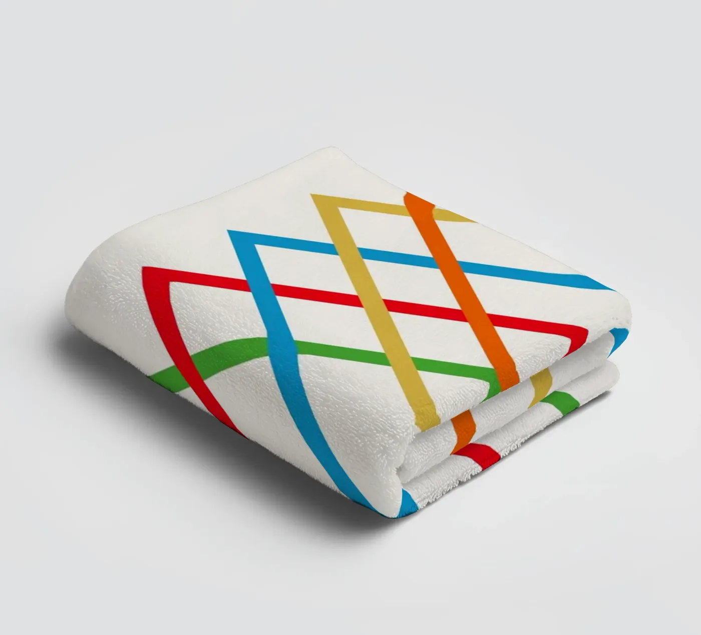 Interlink towel by Rose Beck Art