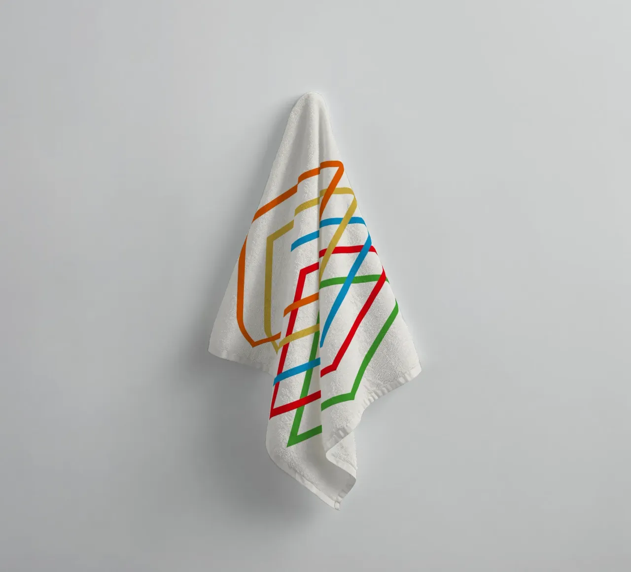 Interlink towel by Rose Beck Art