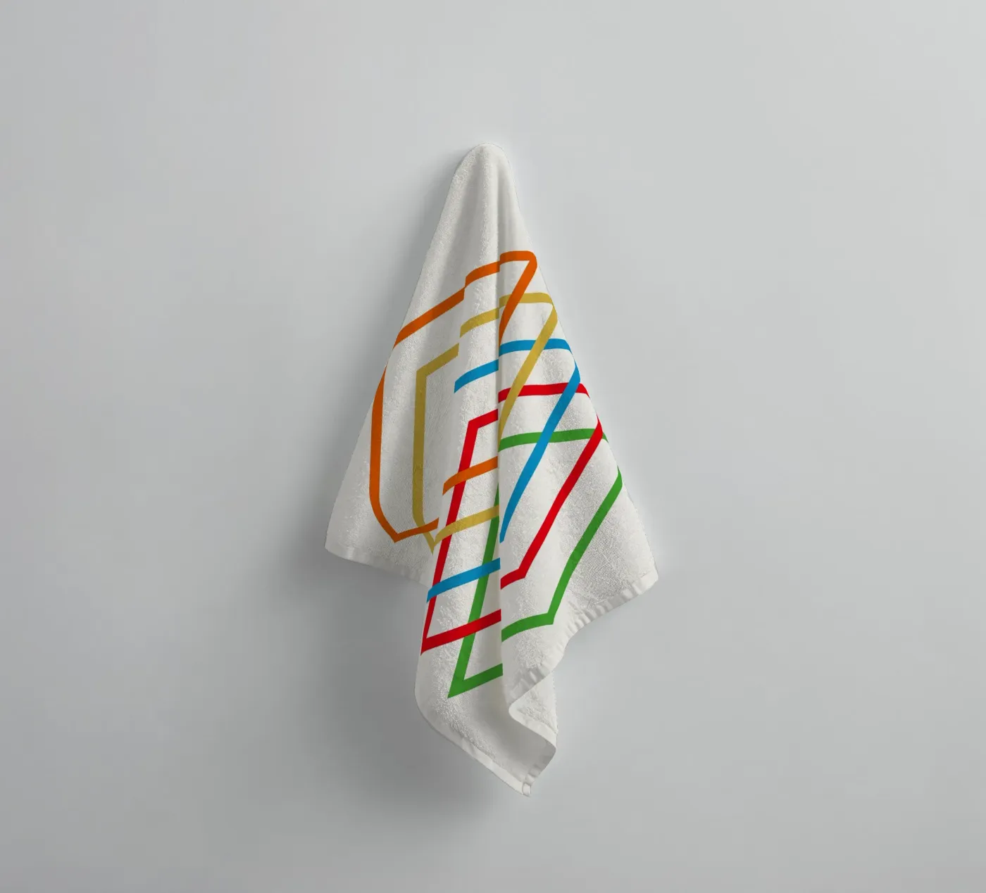 Interlink towel by Rose Beck Art