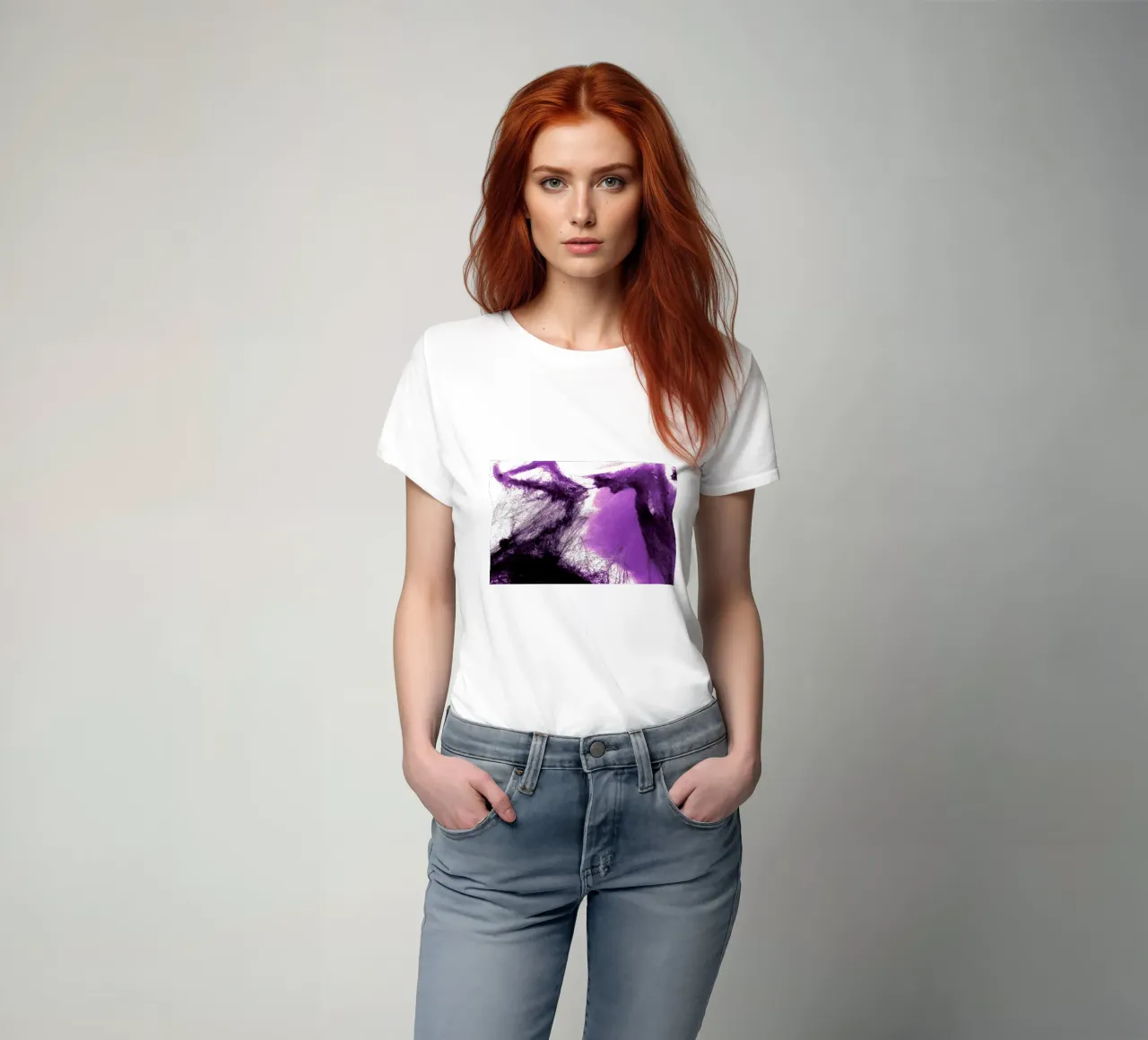 Ragnatela viola t-shirt da Massimo Frascogna