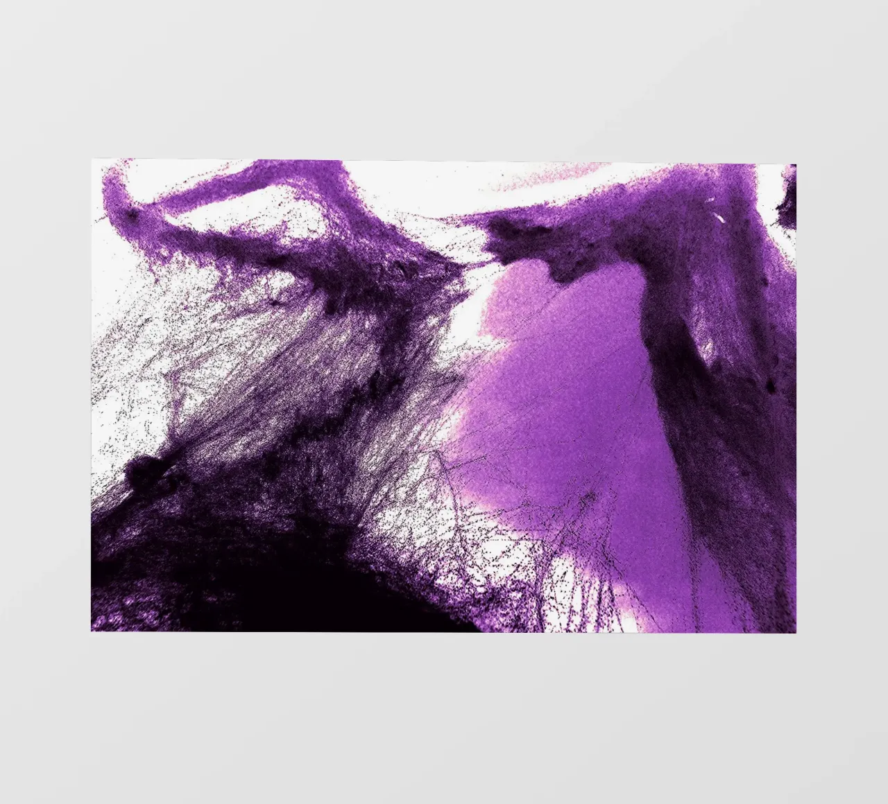 Ragnatela viola telo in pvc da Massimo Frascogna