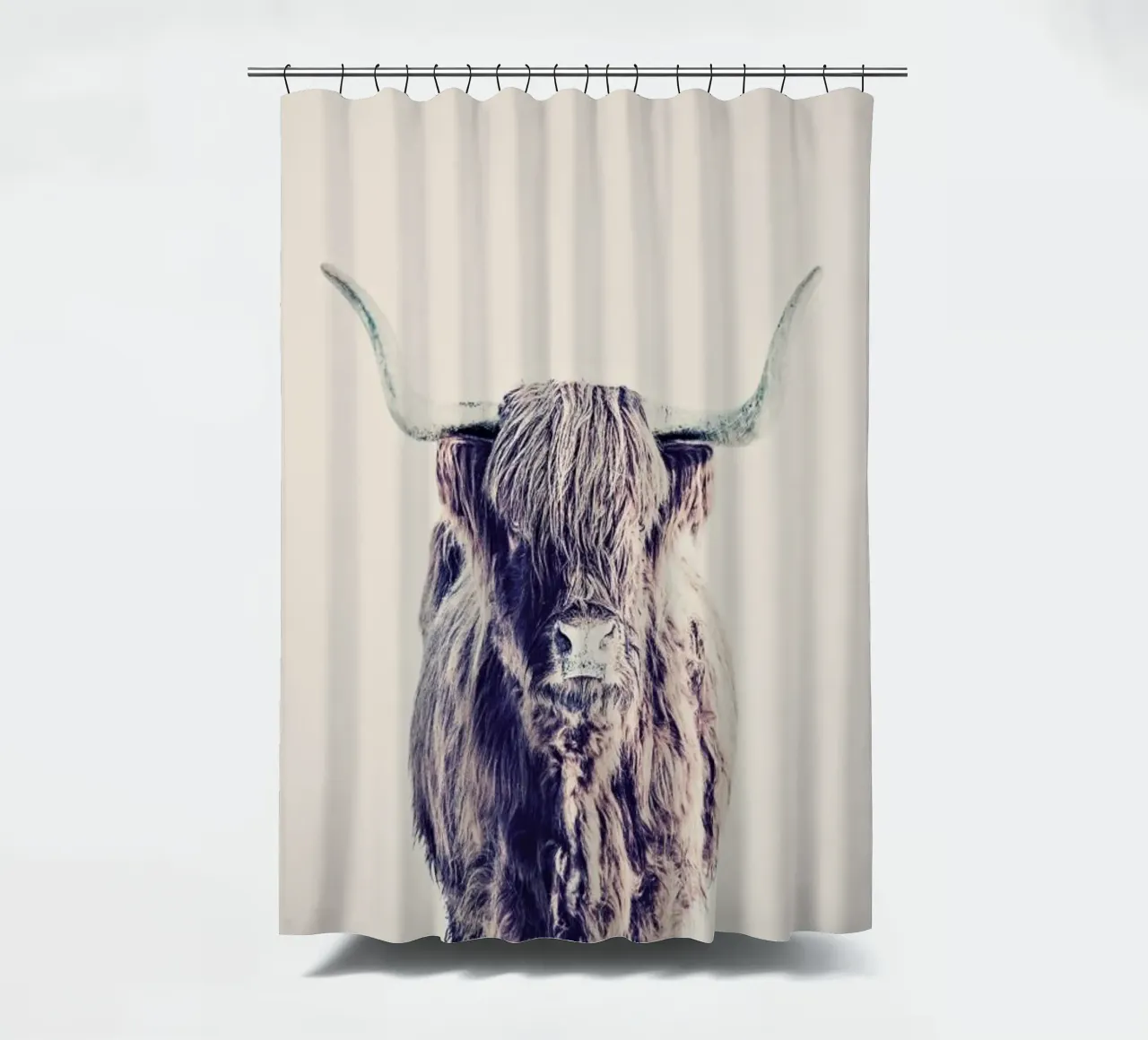 Highland Cattle Colin Rose tenda da doccia da Monika Strigel