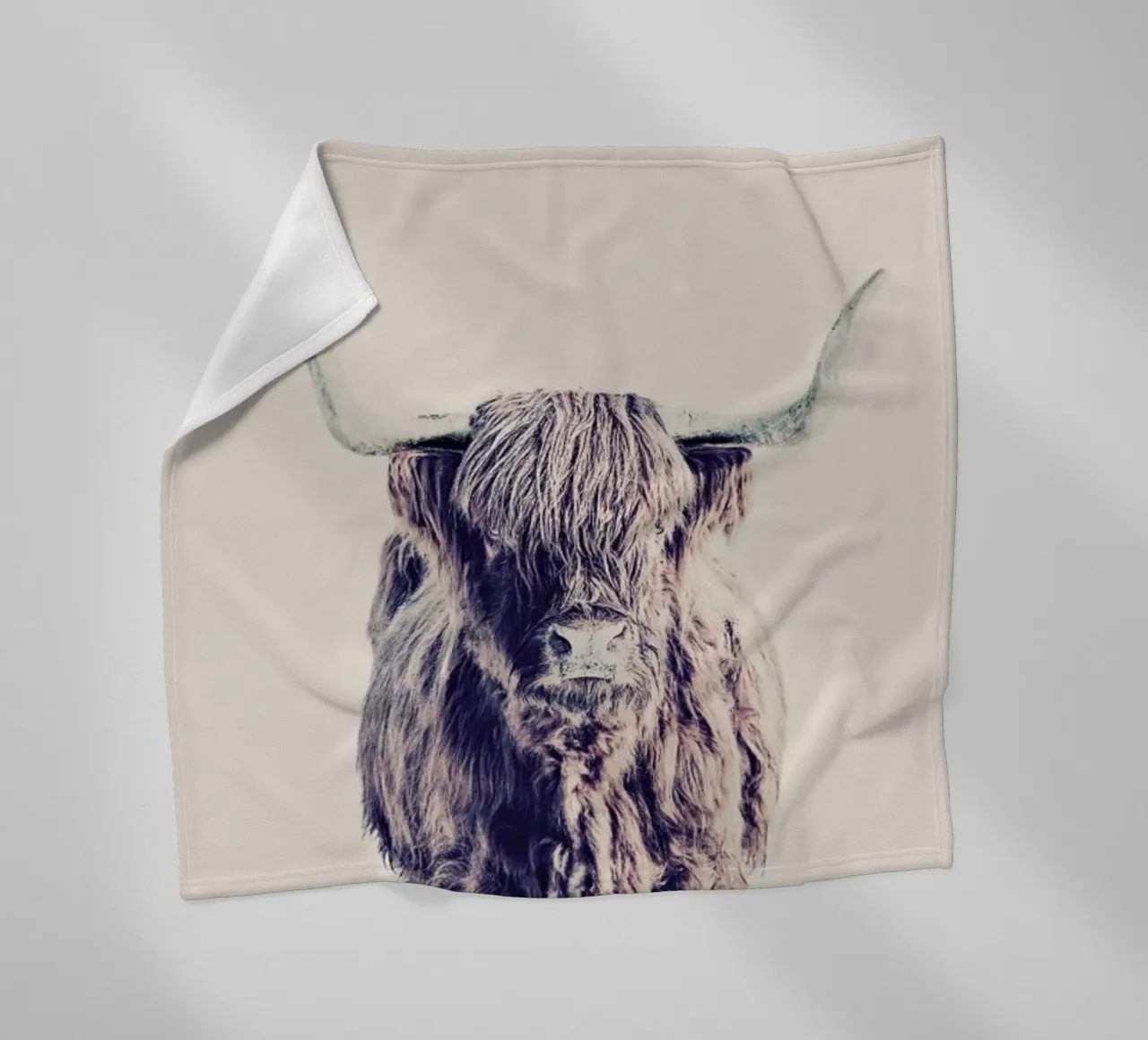 Highland Cattle Colin Rose coperta in pile da Monika Strigel