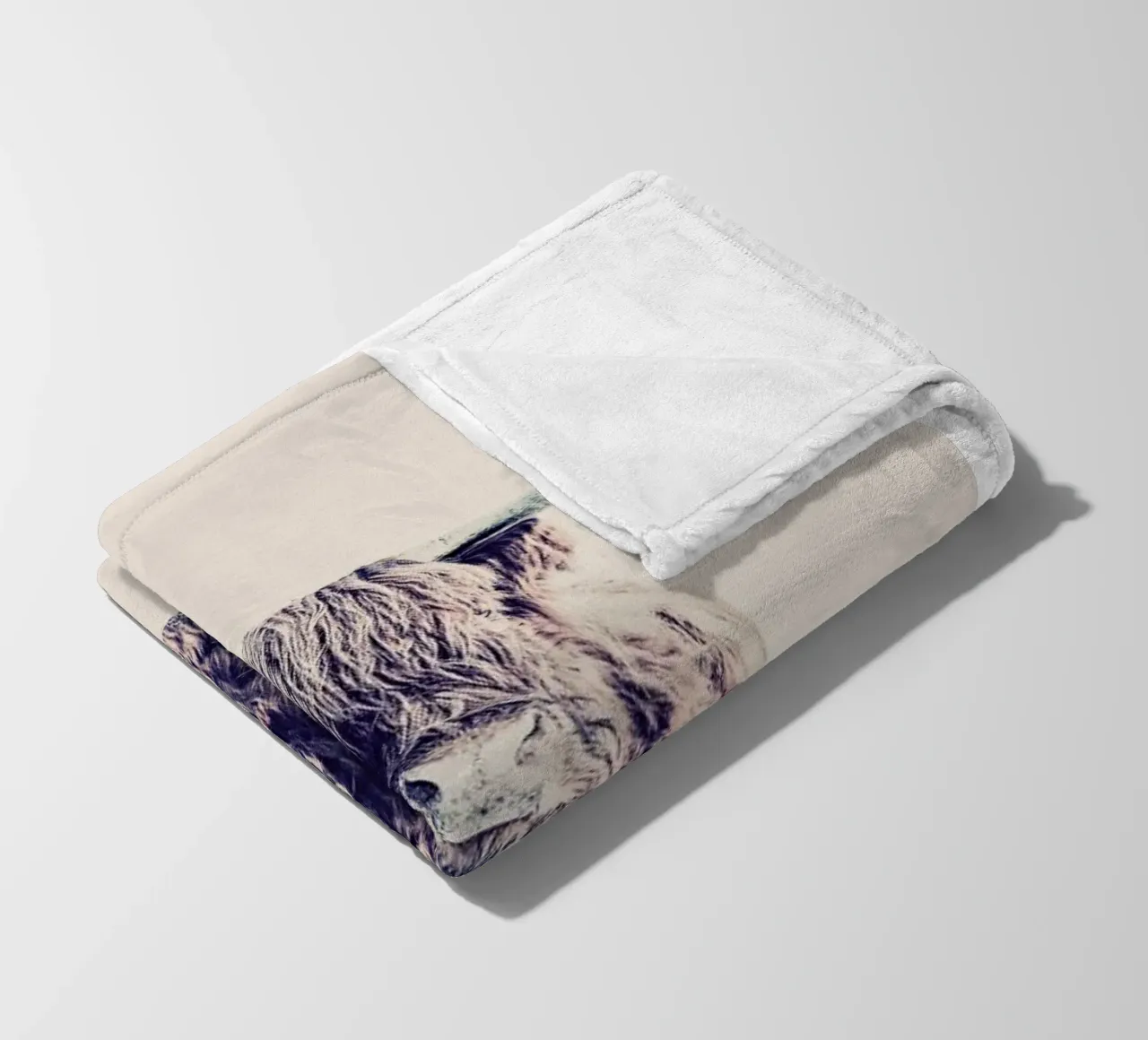 Highland Cattle Colin Rose coperta in pile da Monika Strigel