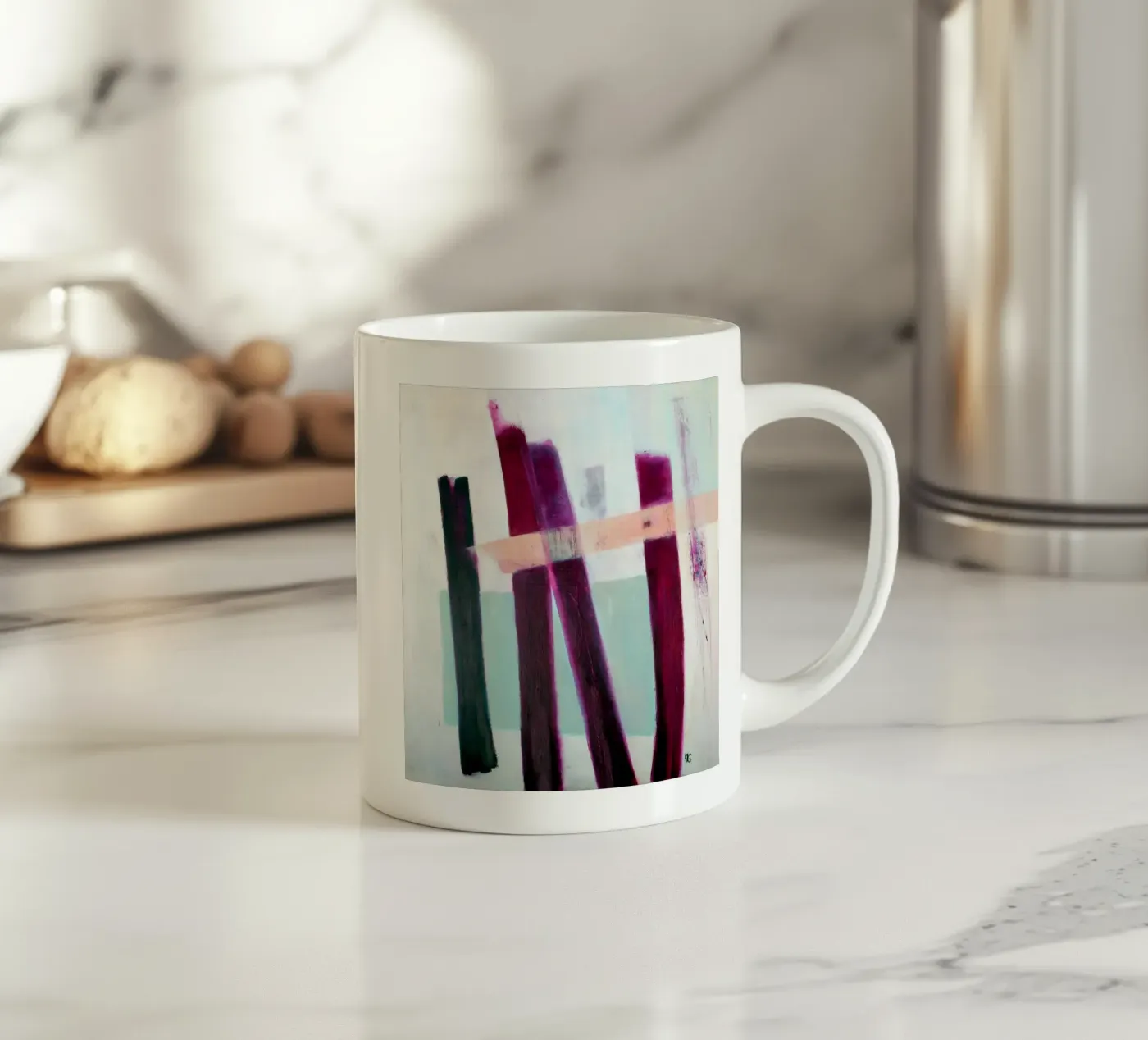 Detached ceramic mug by Anita Gewald
