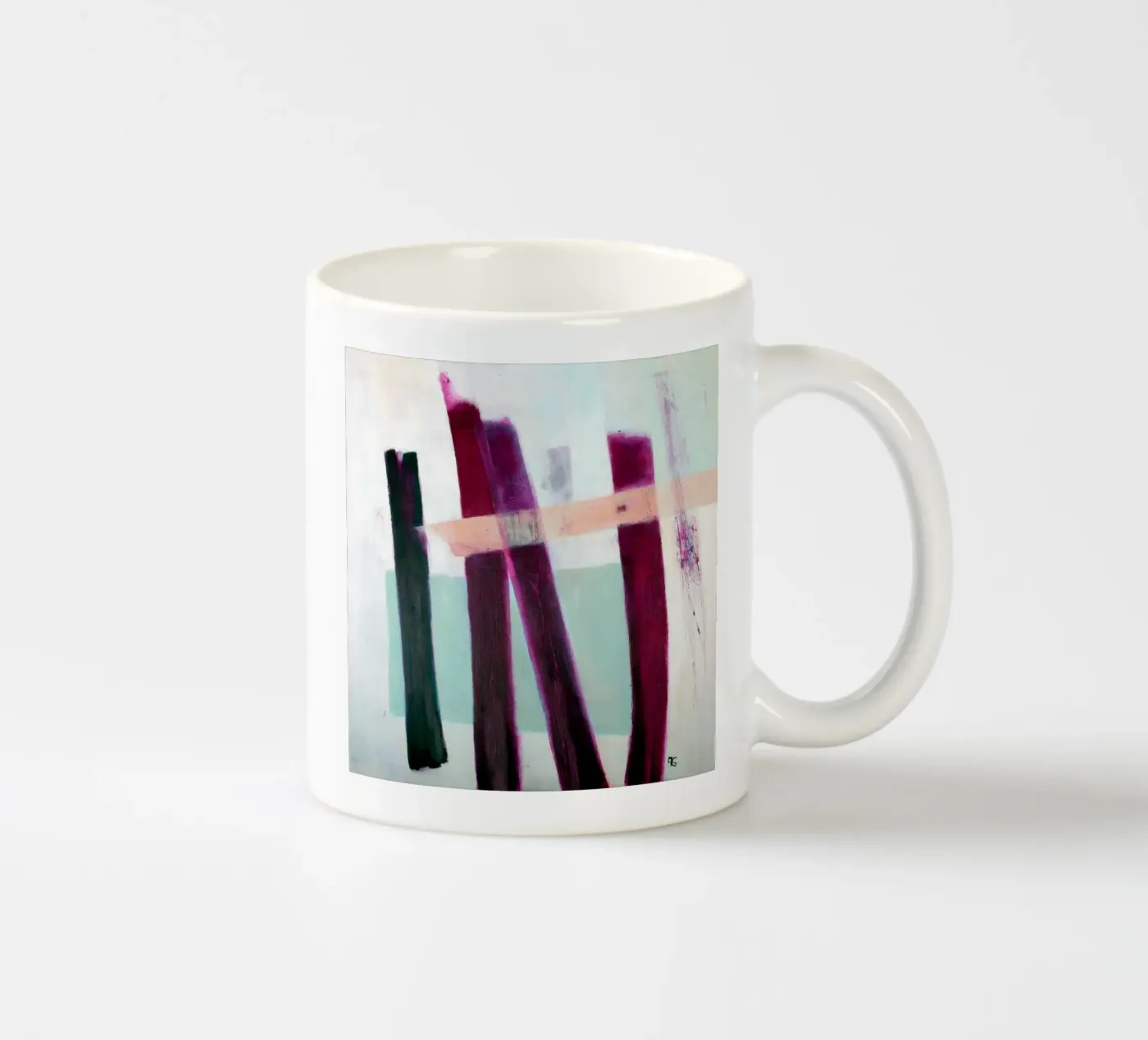 Detached ceramic mug by Anita Gewald