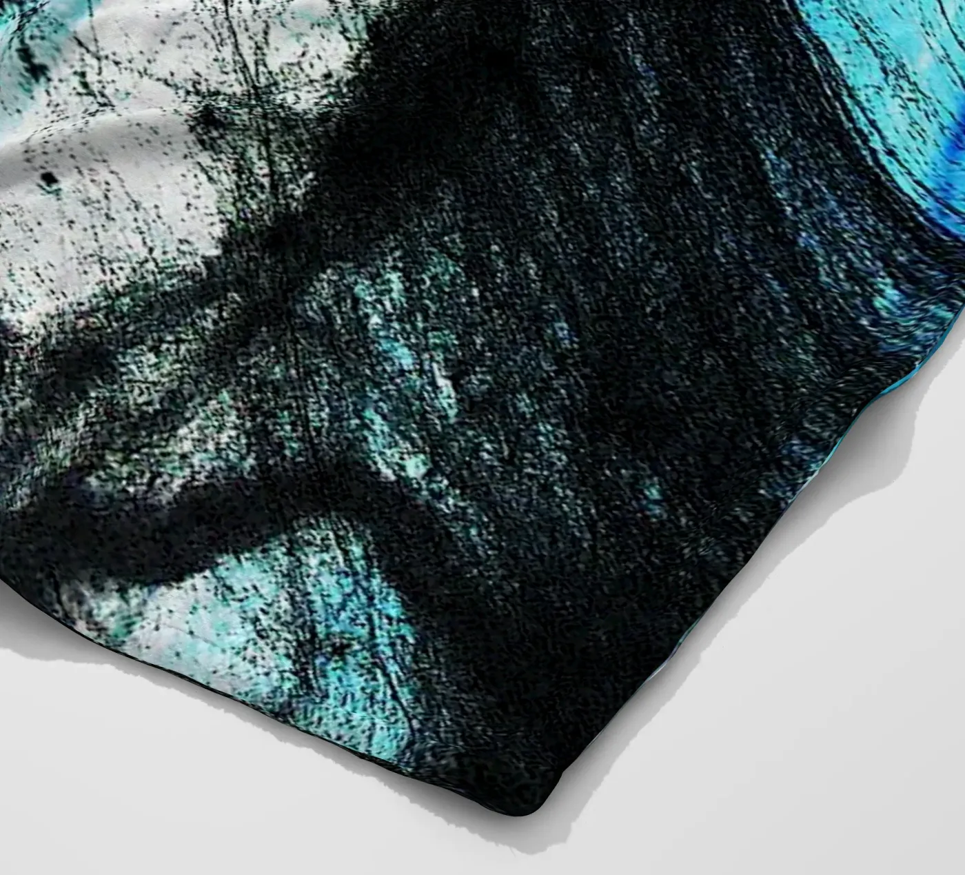 schwarzes Web Fleecedecke von Massimo Frascogna