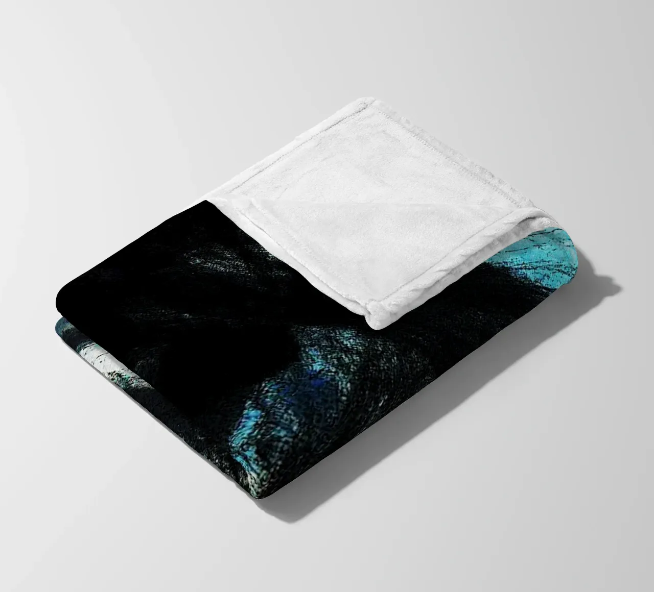 zwart web fleecedeken van Massimo Frascogna