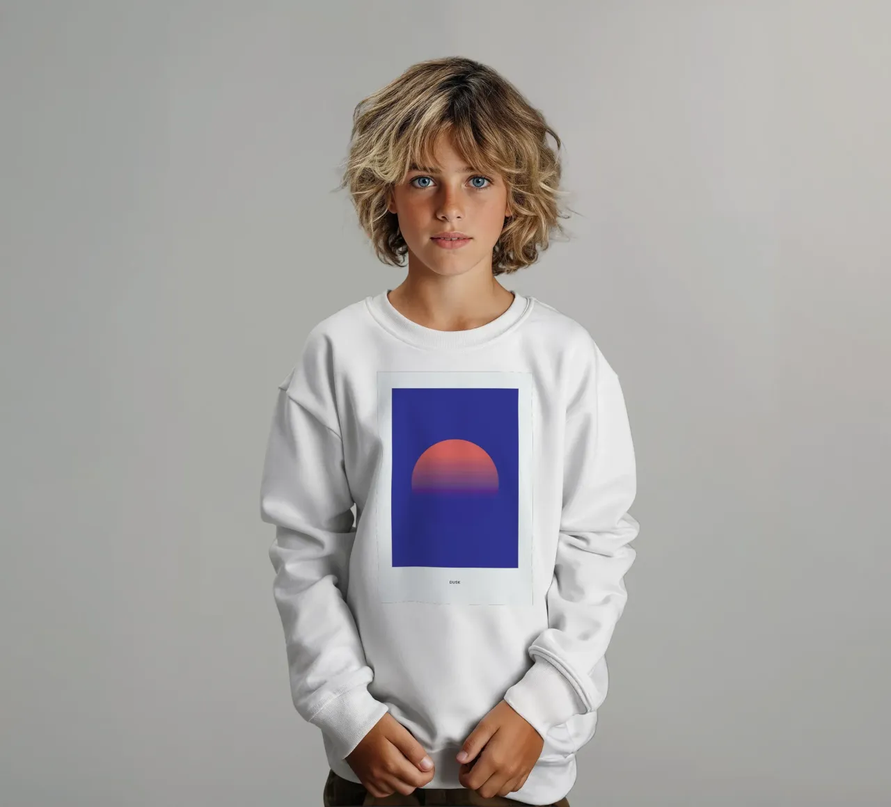 Dusk #6 felpa bambino da daylight design studio