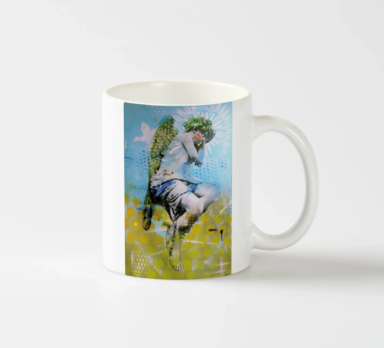Angelito Visuel tazza in ceramica da Tameo